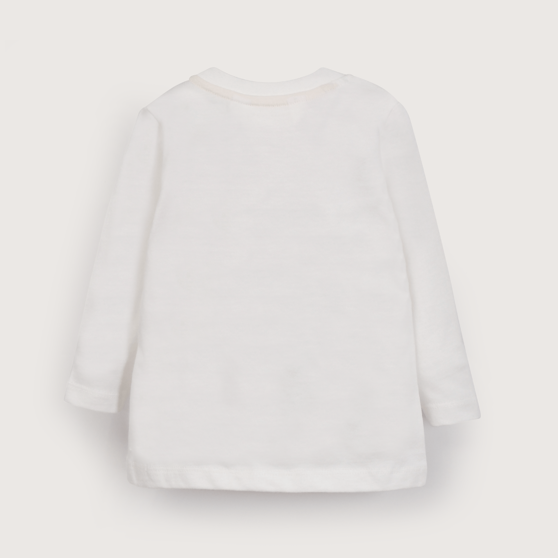 Polera manga larga blanca con rayas de niño-2