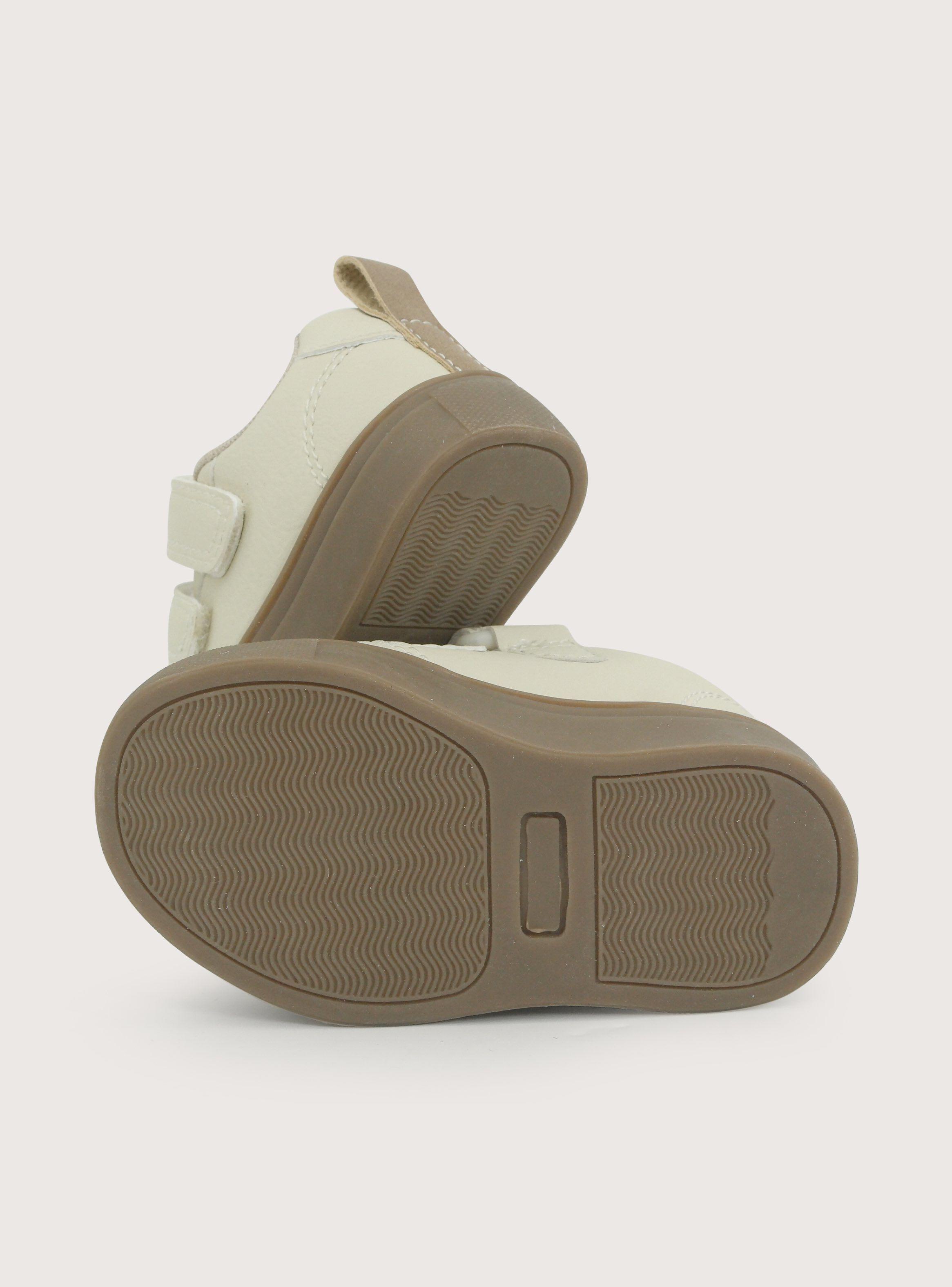 Zapatilla Niño Velcro Beige-4
