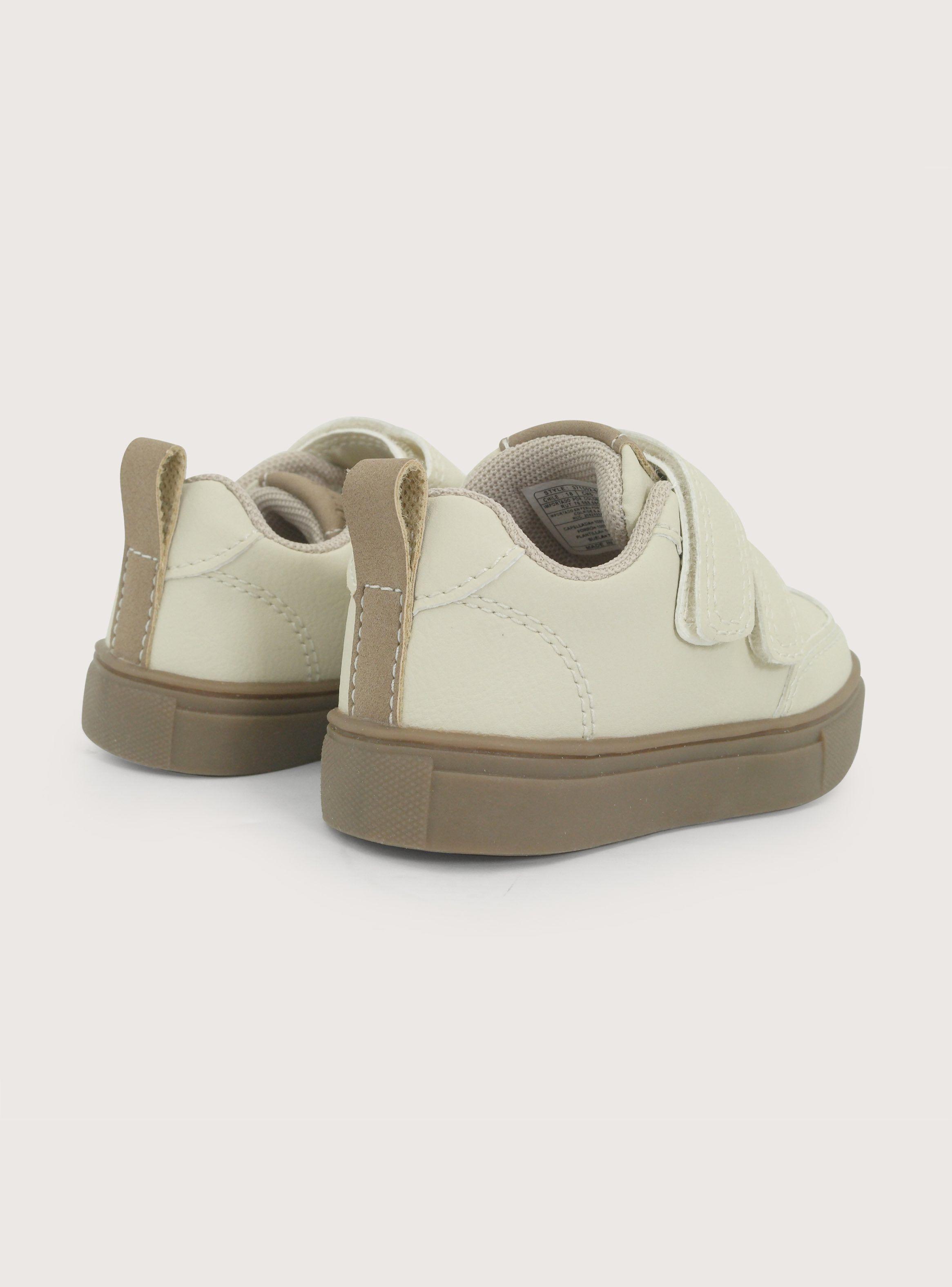 Zapatilla Niño Velcro Beige-8
