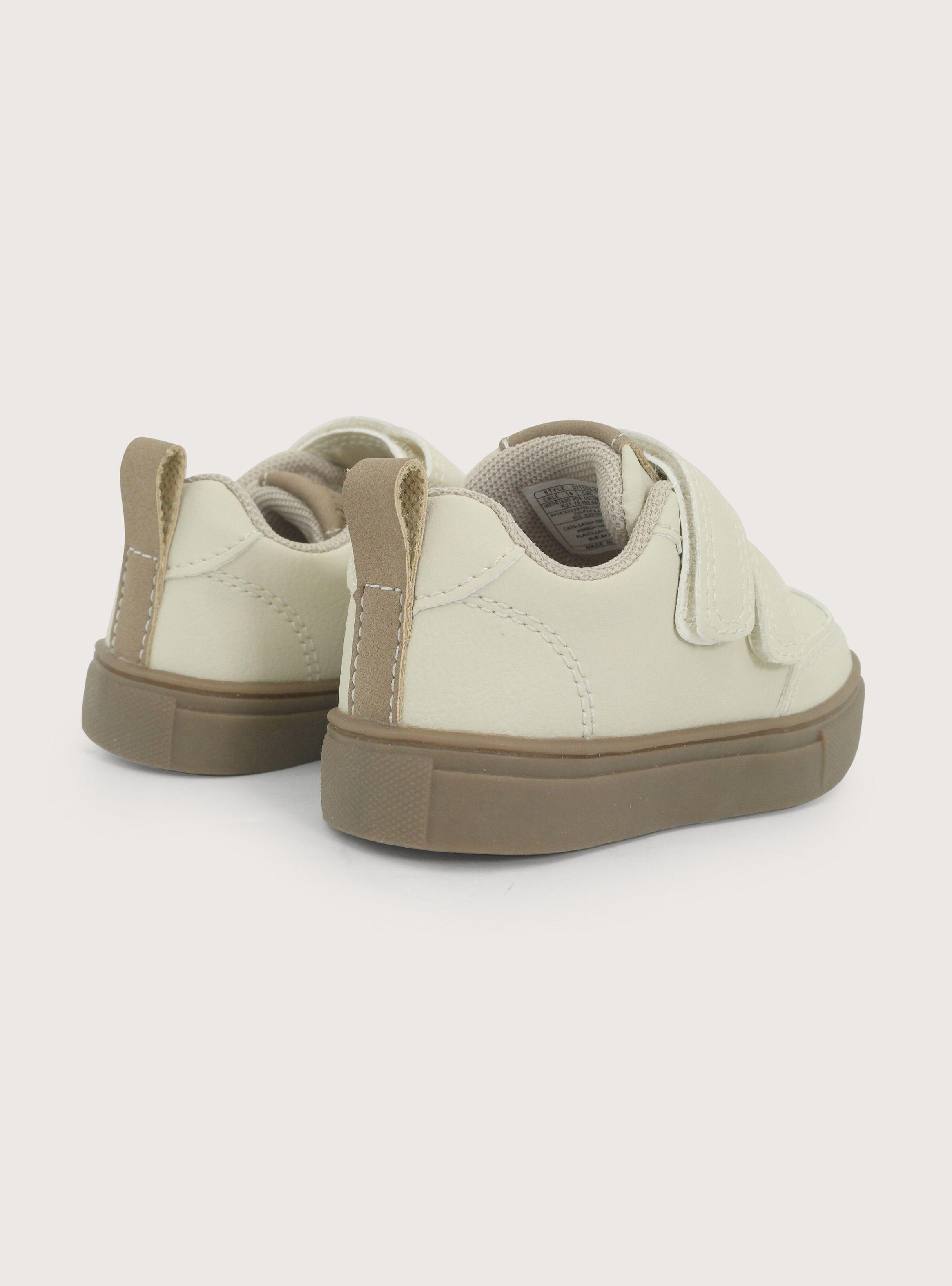 Zapatilla Niño Velcro Beige-9