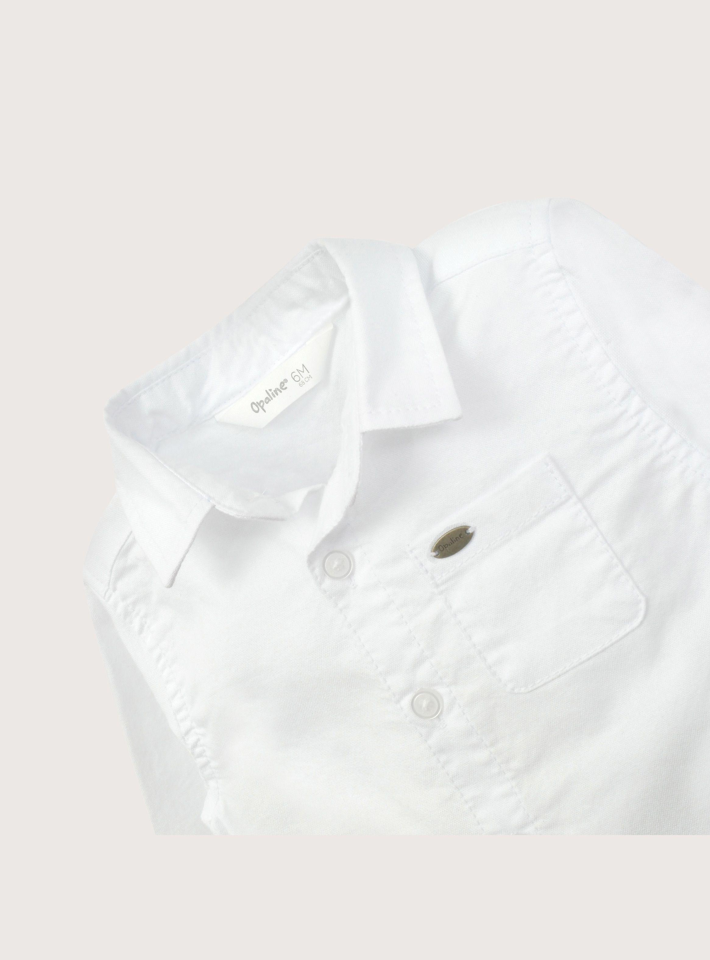 Camisa Blanca Infant Niño-3