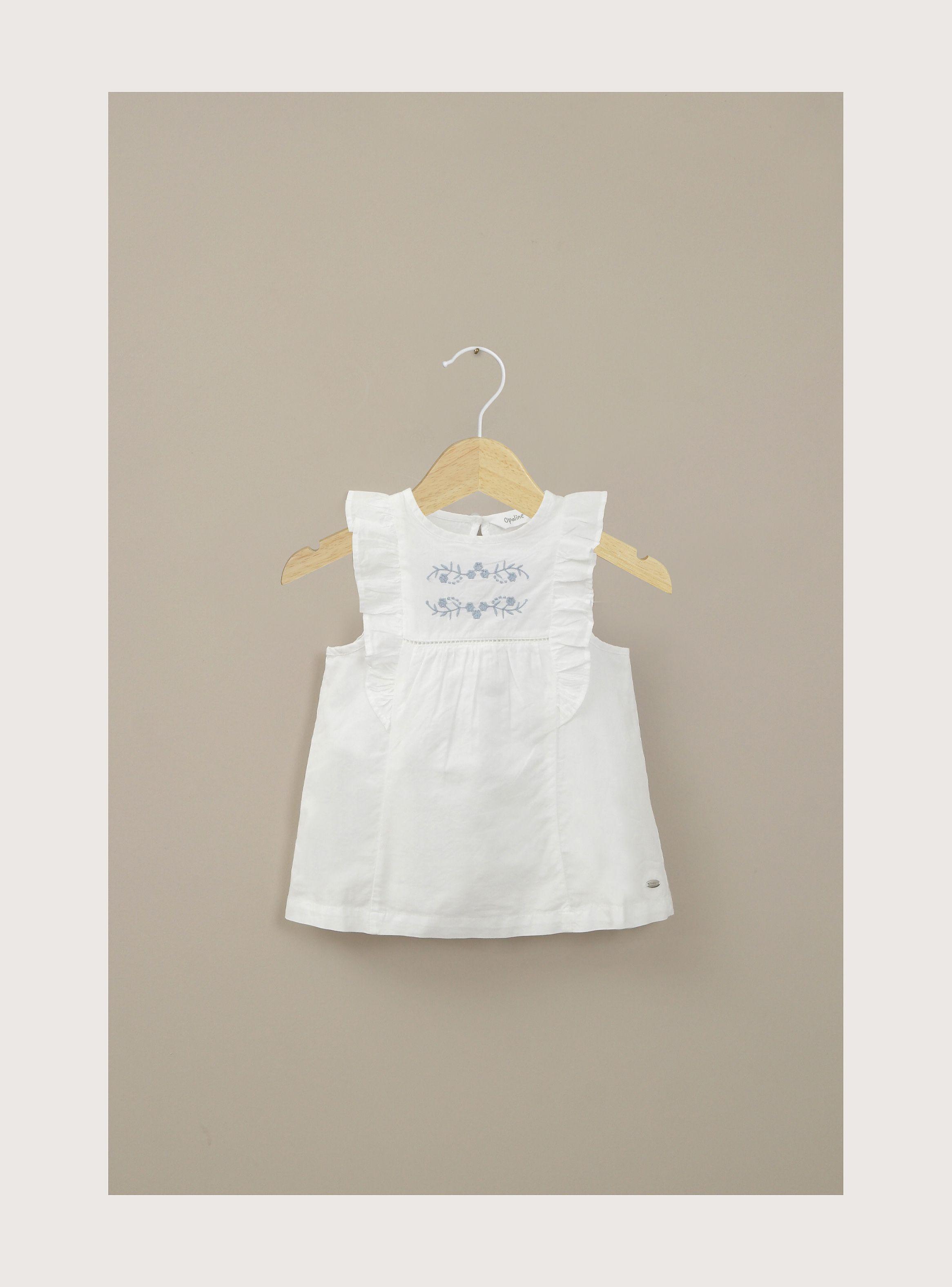 Vestido Niña Blanco 41136 Opaline-0