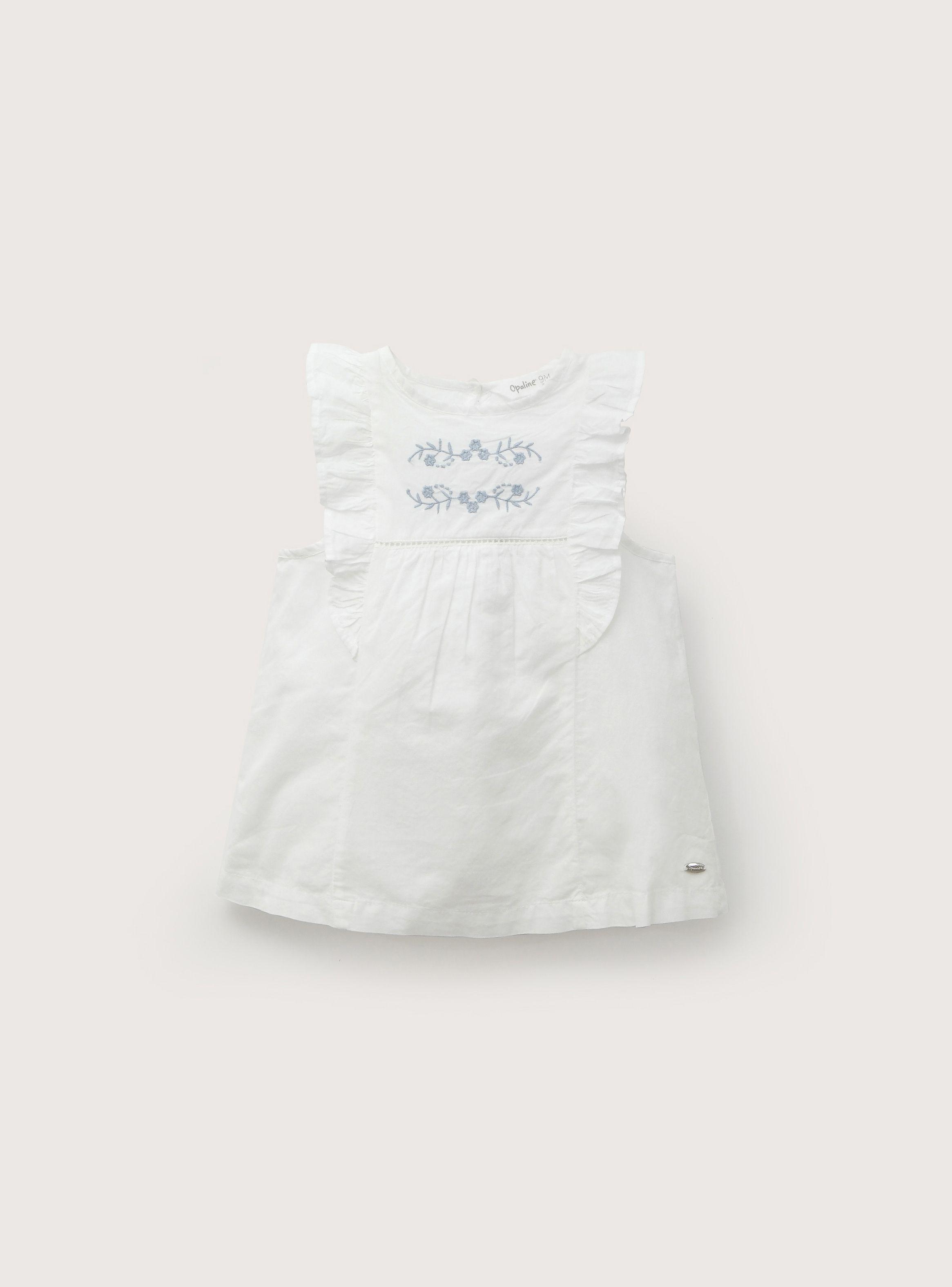 Vestido Niña Blanco 41136 Opaline-1
