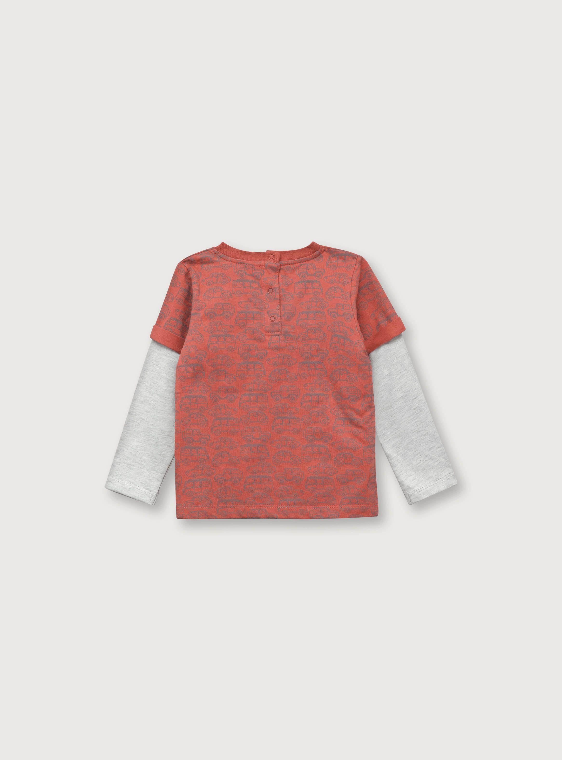 Polera Niño Terracota (6M A 4A) Opaline-1