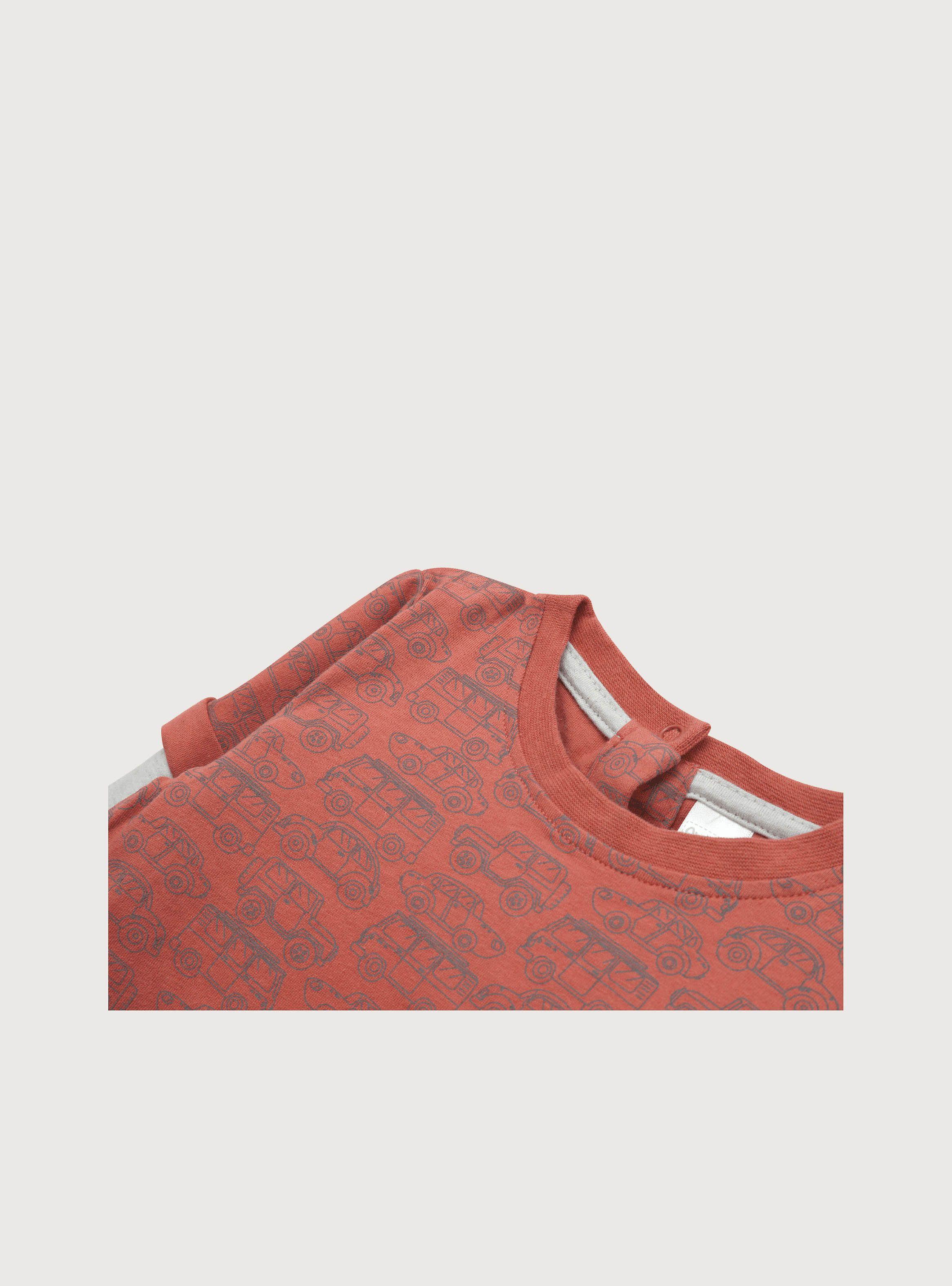 Polera Niño Terracota (6M A 4A) Opaline-2
