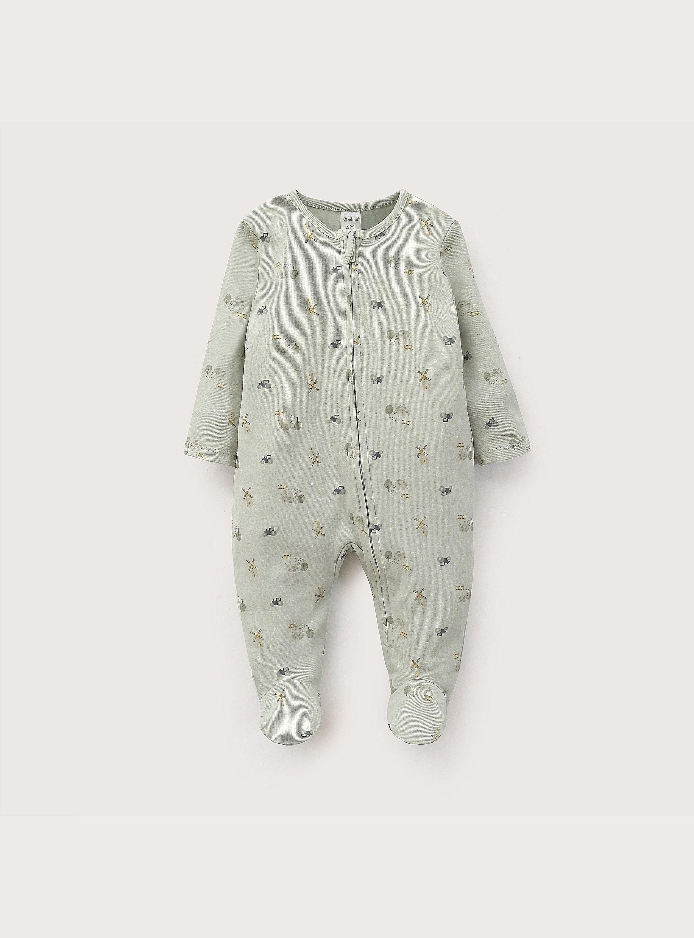 Conjunto Bebe Niño Menta-2