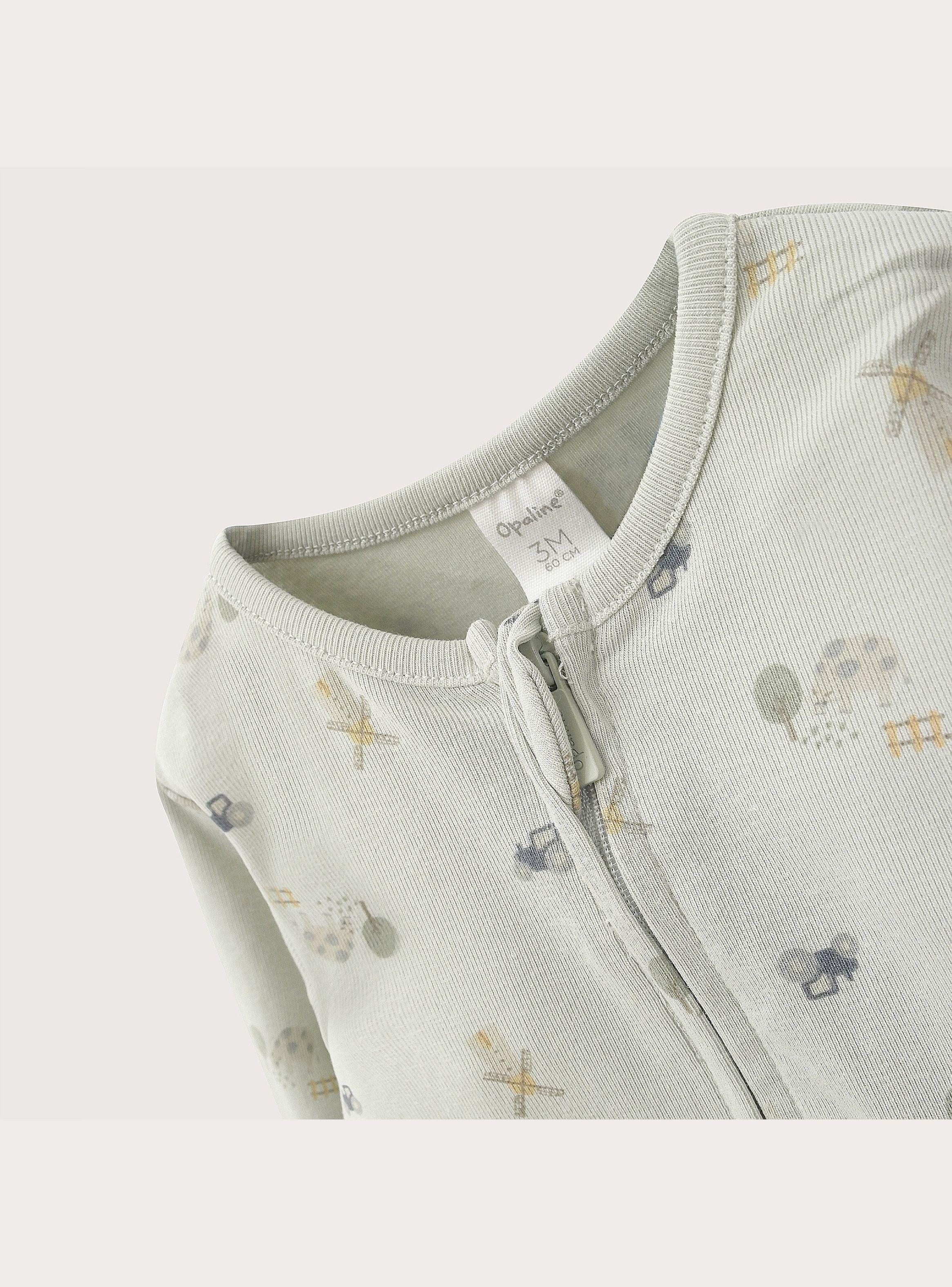 Conjunto Bebe Niño Menta-5