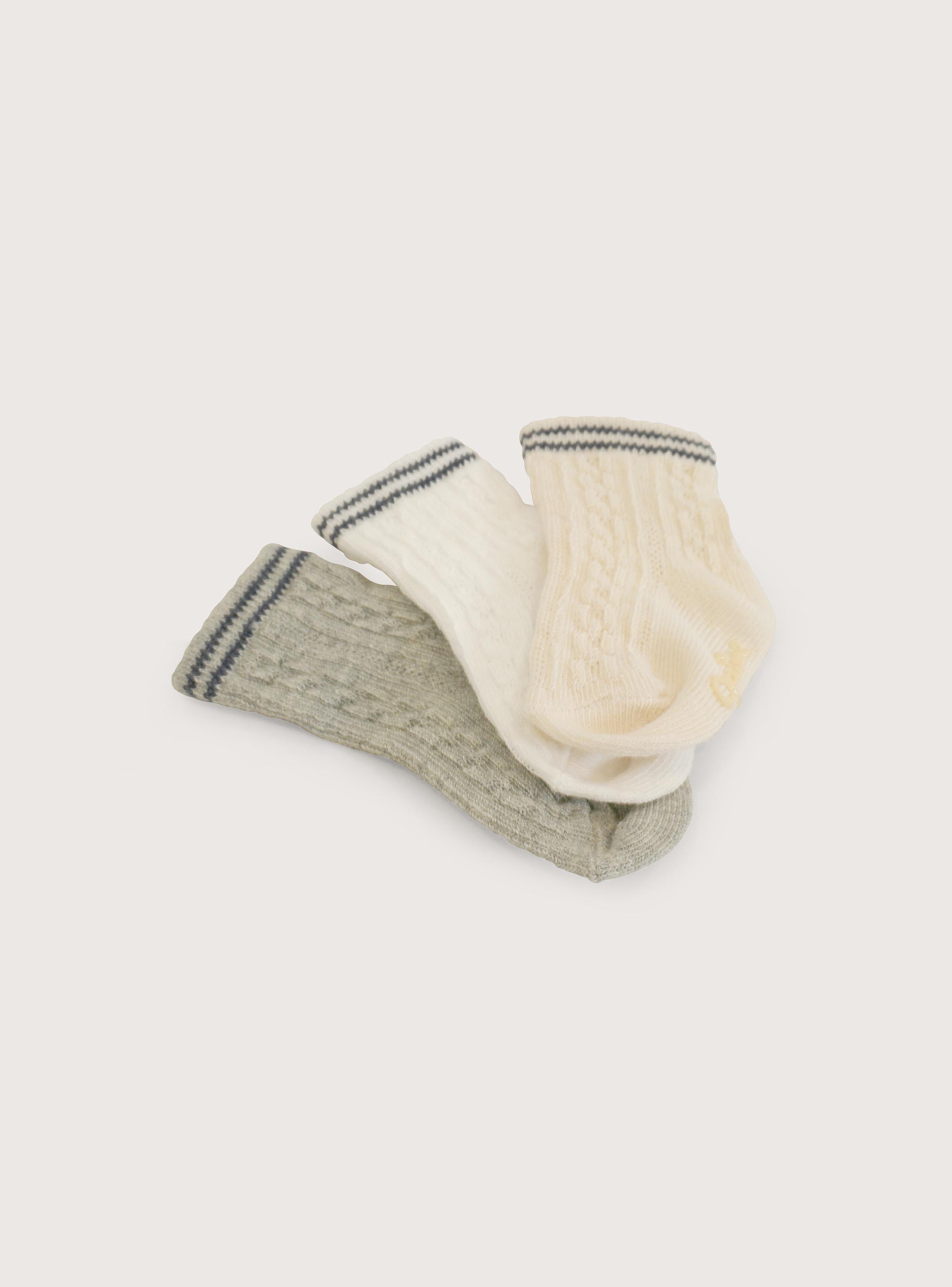 Pack De 3 Calcetines Ceremonia De Bebe-2