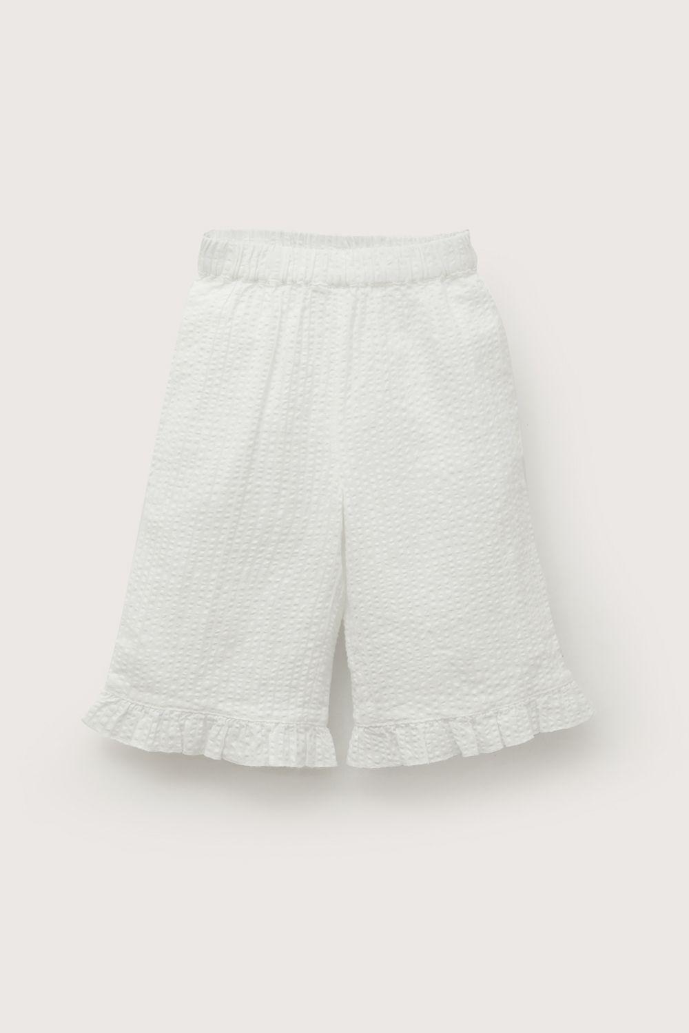 Pantalón palazzo blanco de niña-1