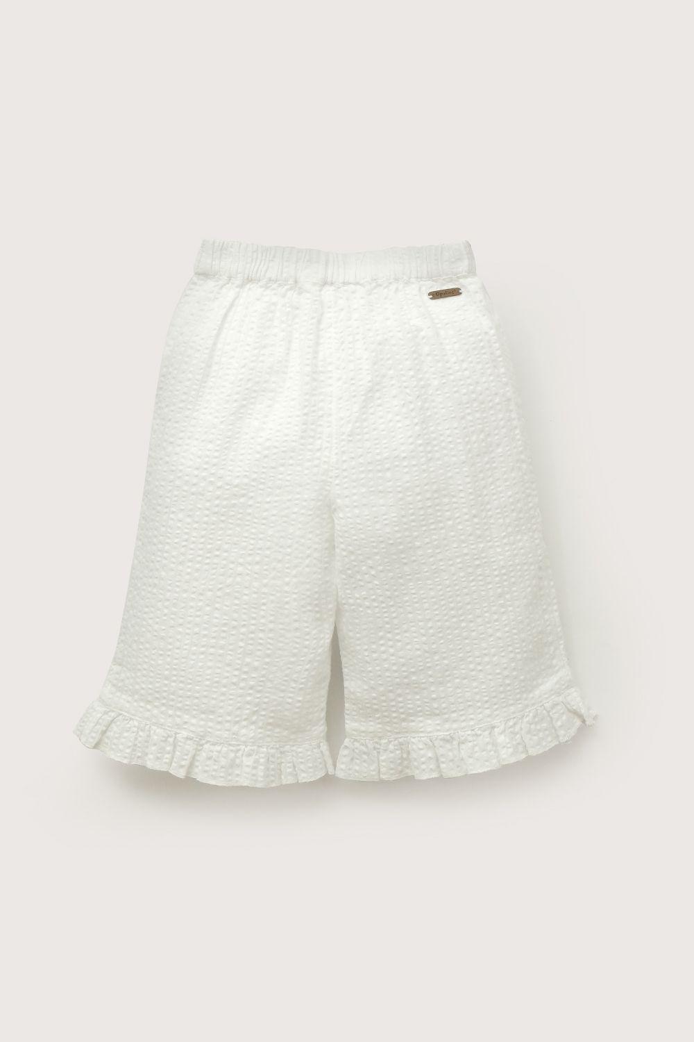 Pantalón palazzo blanco de niña-2