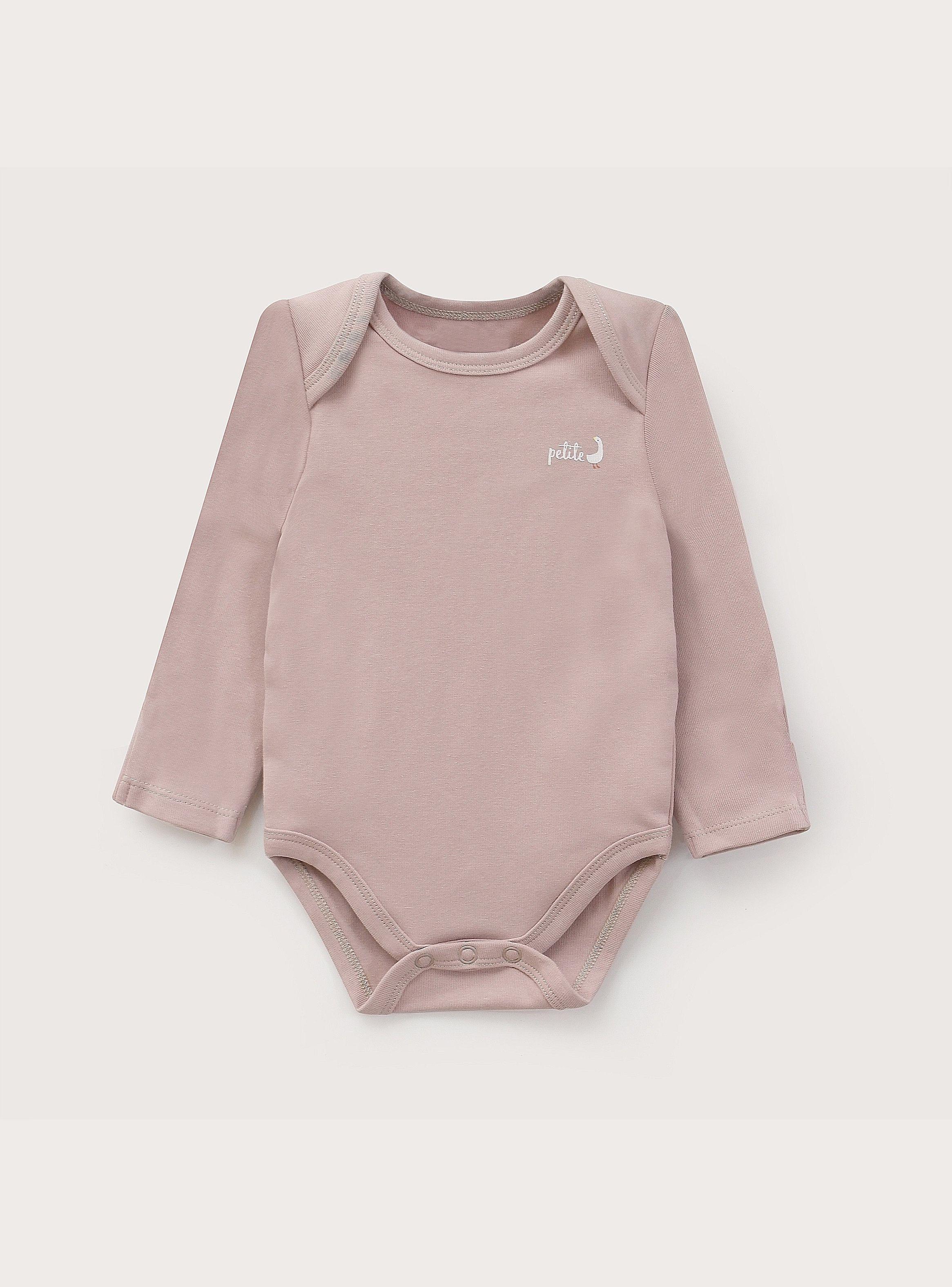 Pack Bodies Bebe Niño Gansos Beige-2