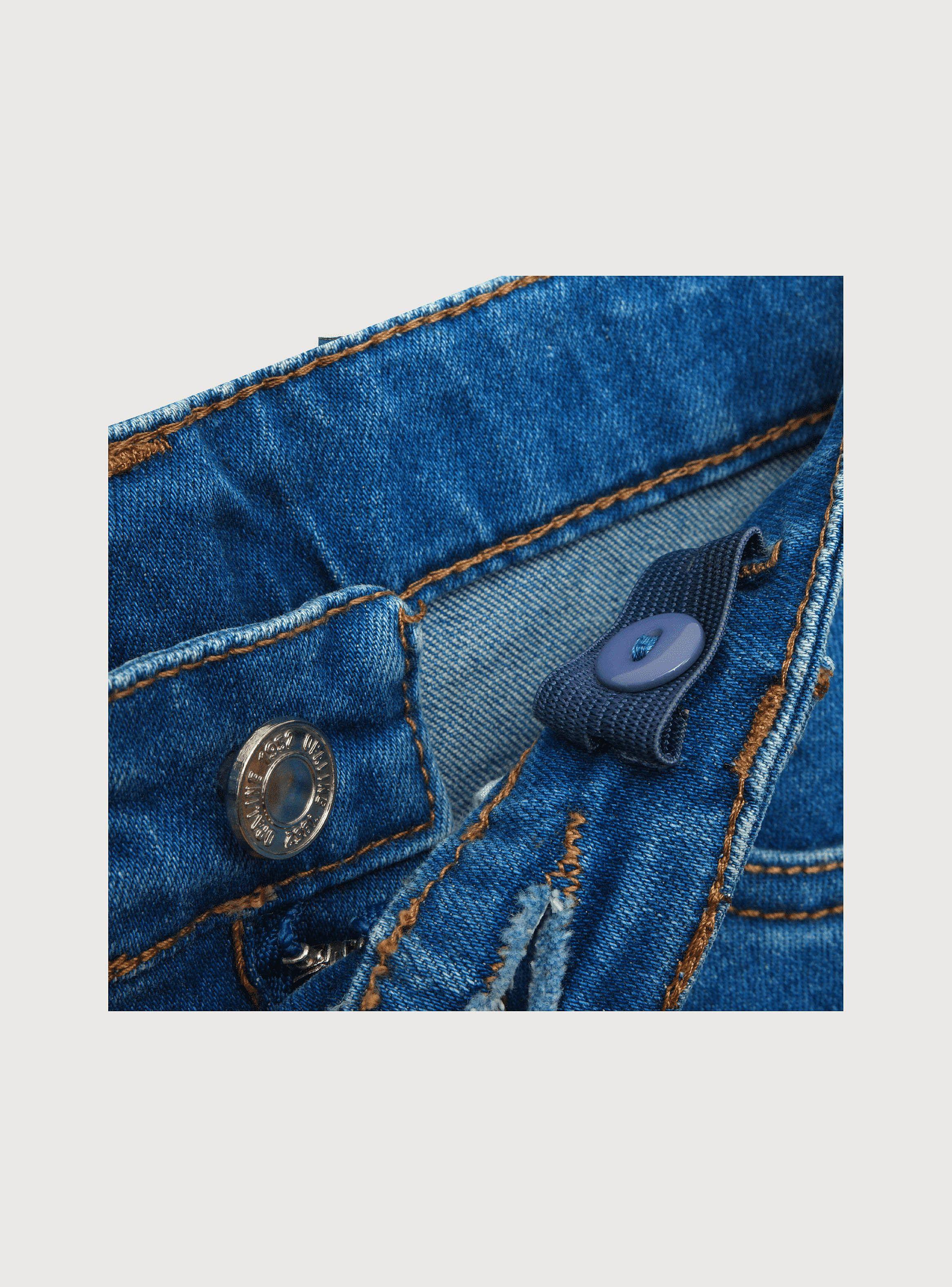Jeans Niña Esencial Celeste Algodón (6M A 4A) Opaline-2