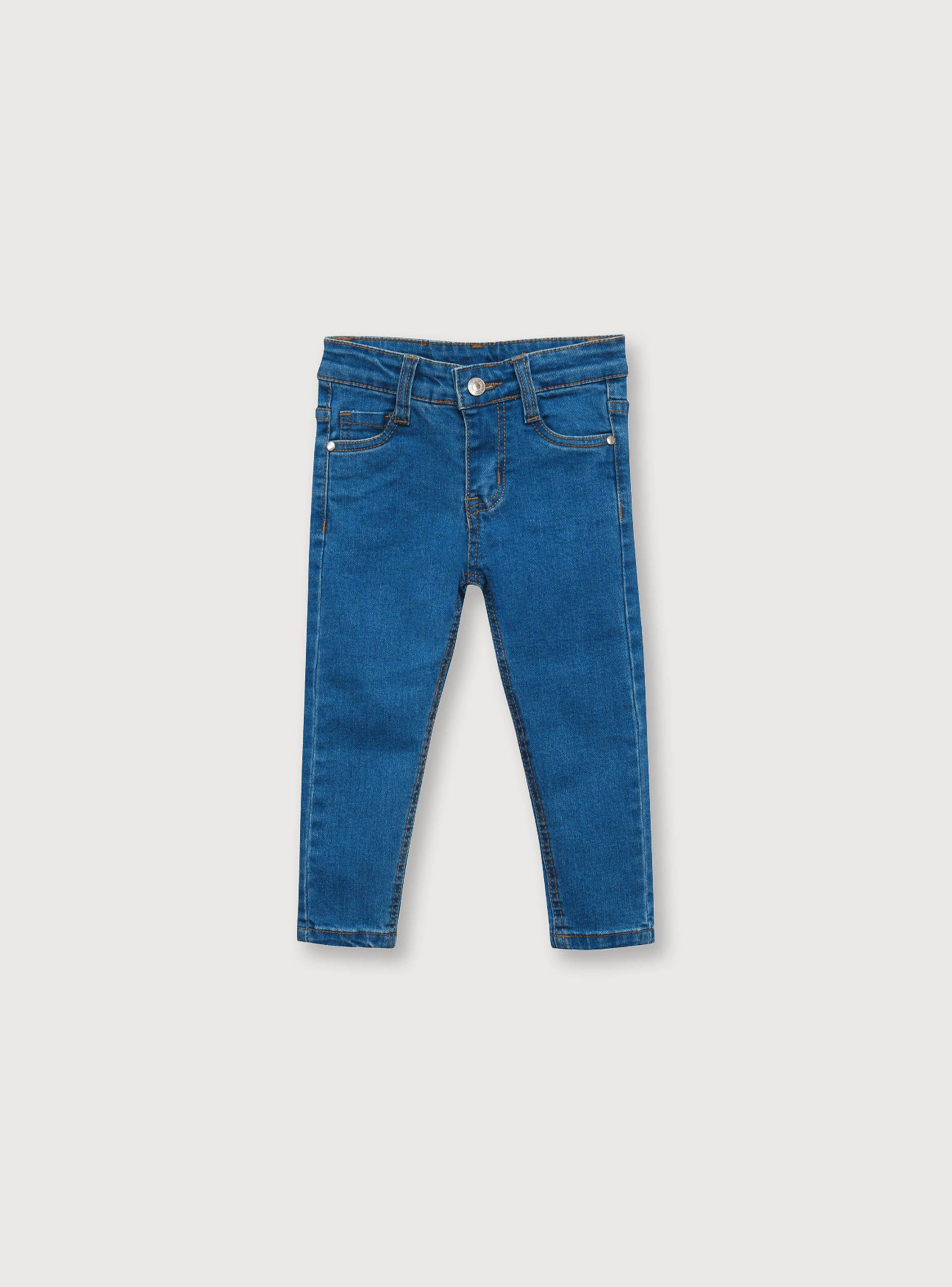 Jeans Niña Esencial Celeste Algodón (6M A 4A) Opaline-0