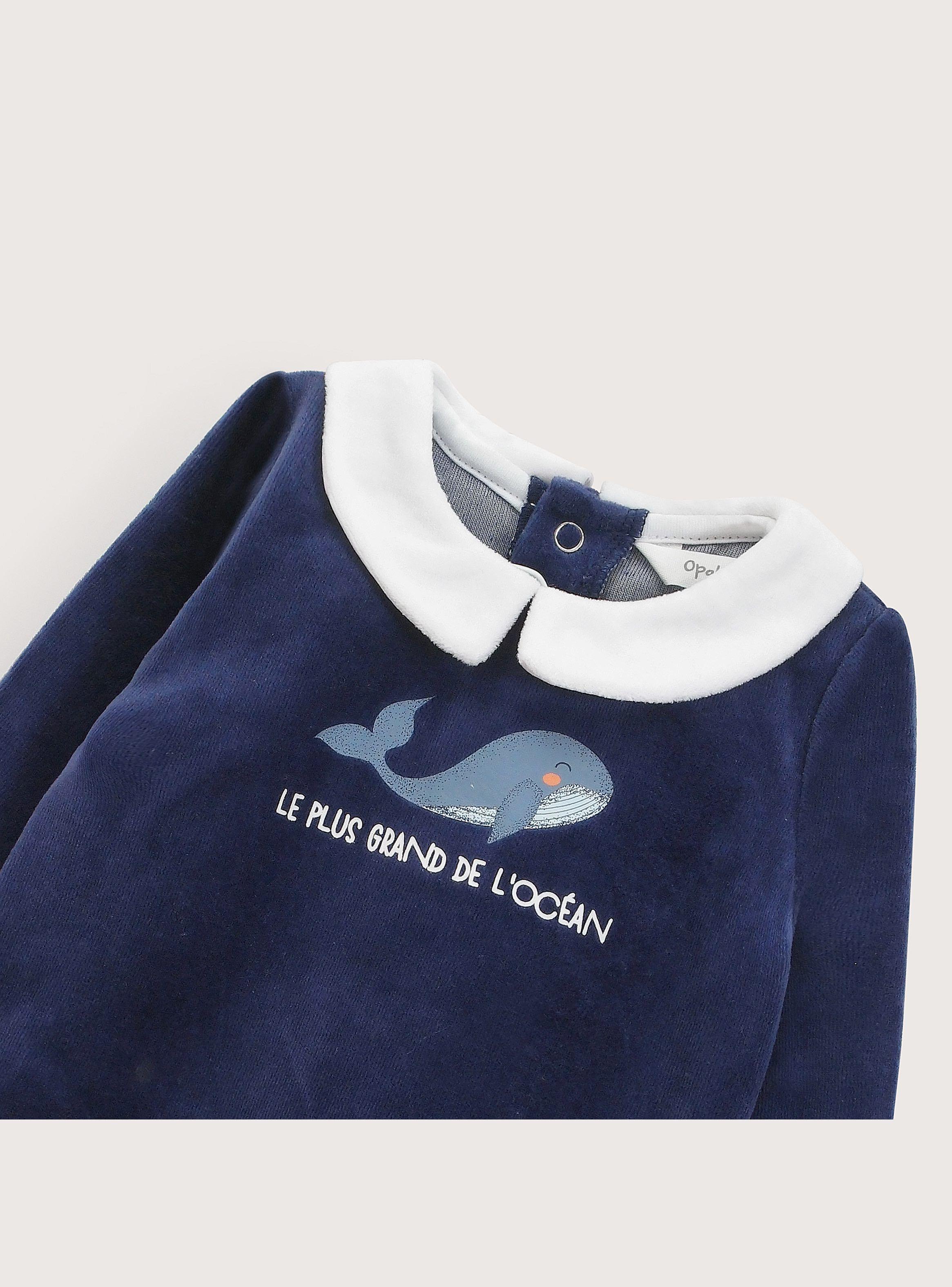 Conjunto Plush Bebe Niño Azul Marino-4