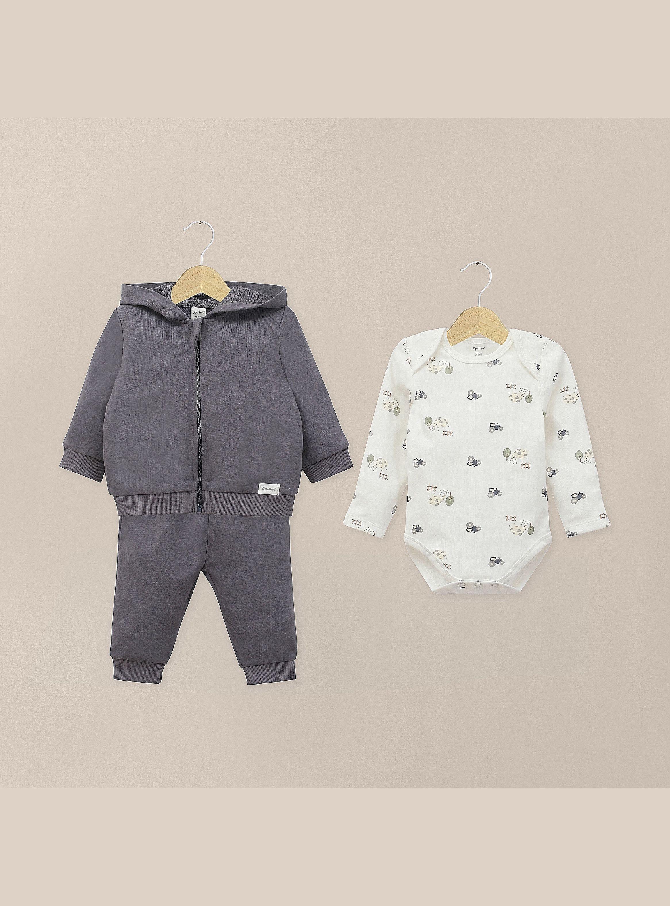 Conjunto De Vestir Bebe Niño Azul-0