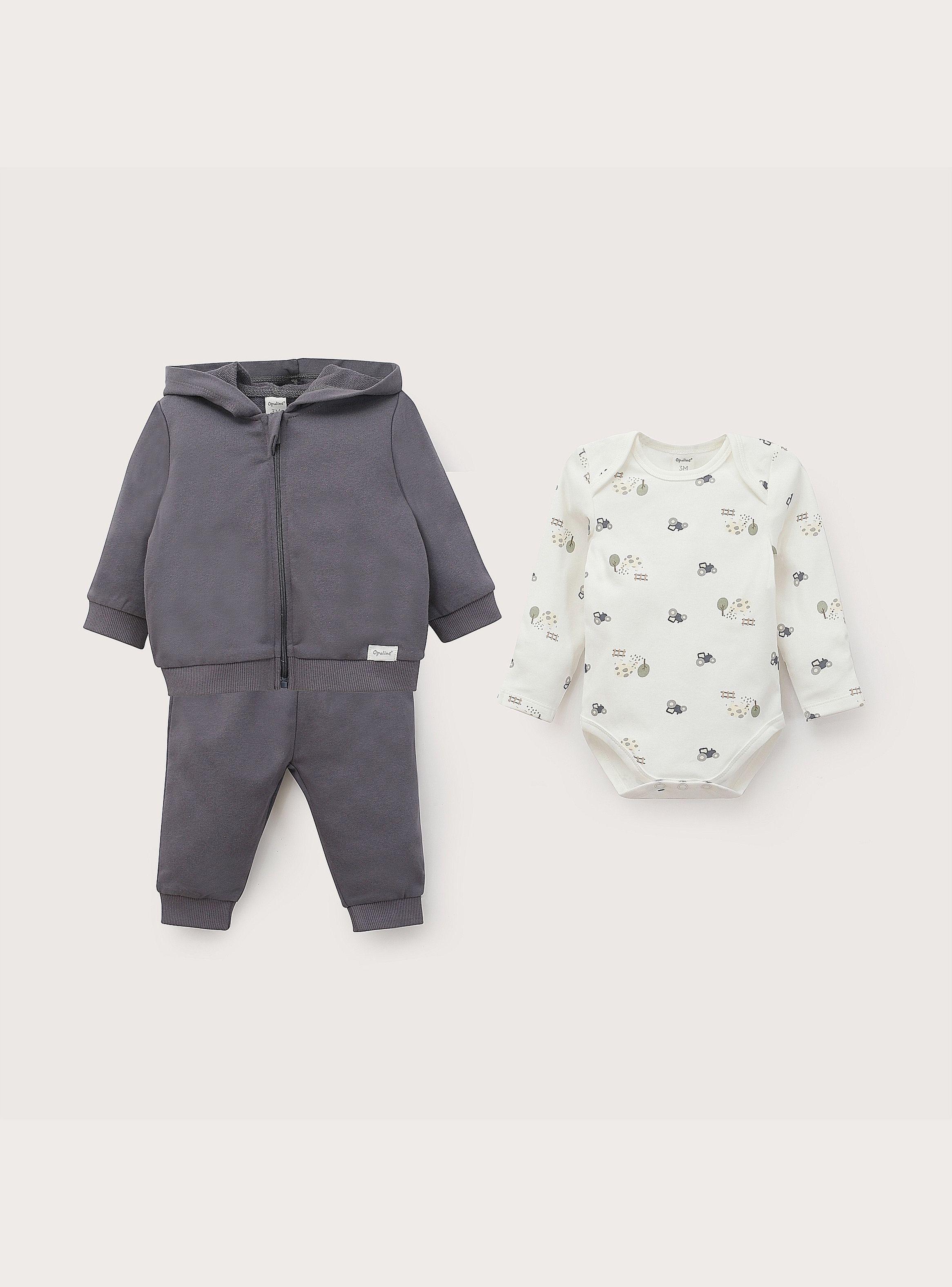 Conjunto De Vestir Bebe Niño Azul-1