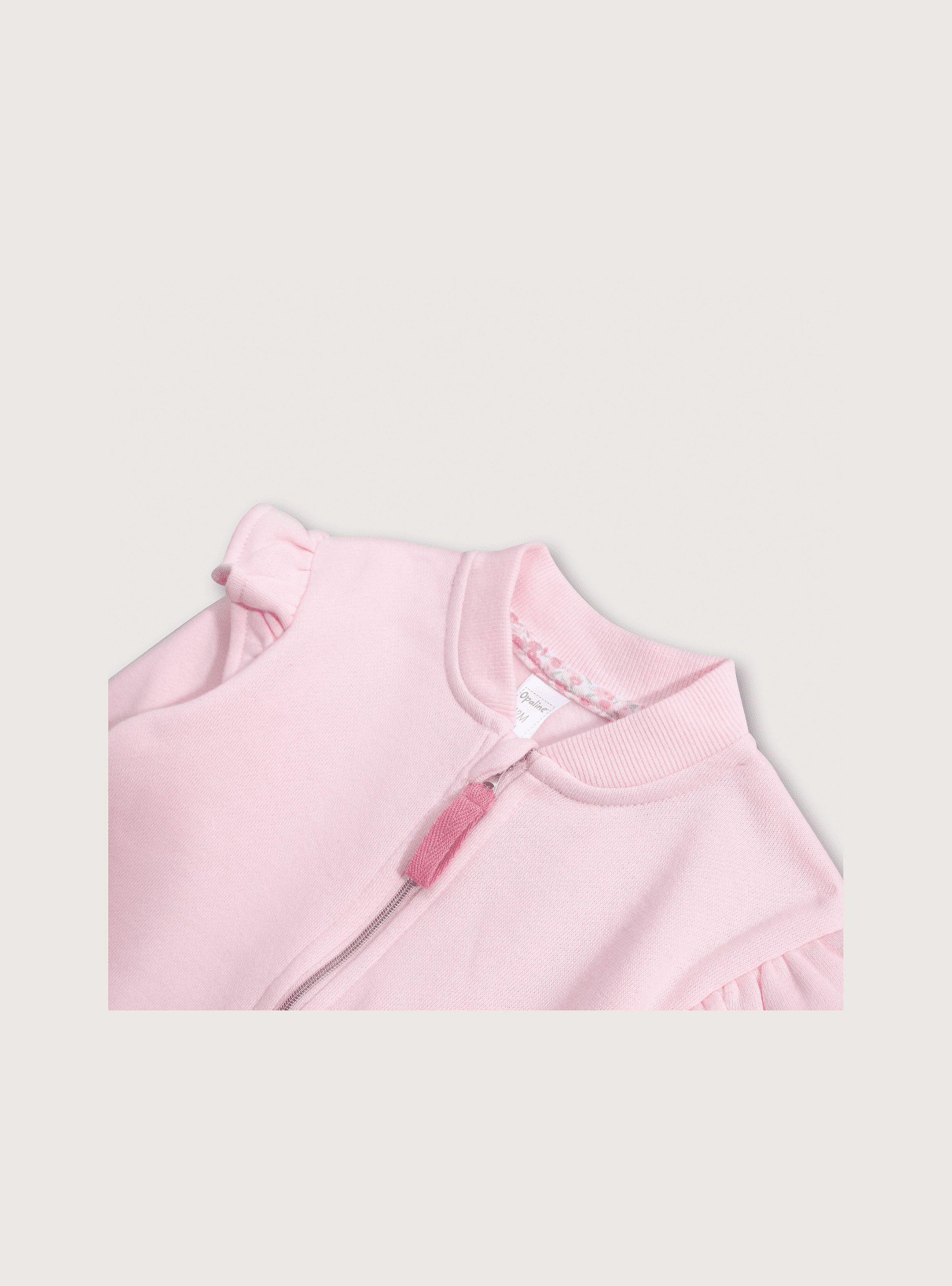 Poleron Cierre Rosado de Niña-2