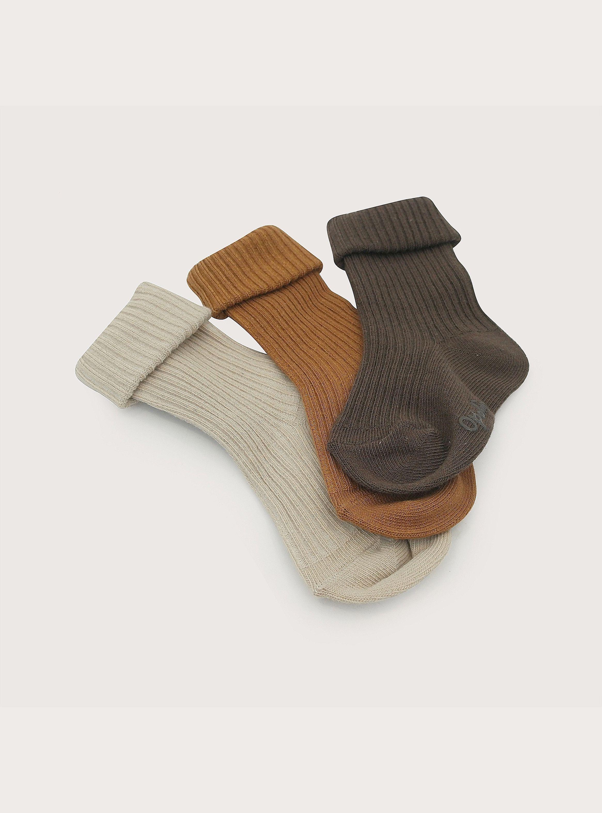 Pack De 3 Calcetines Cafes De Niño-2