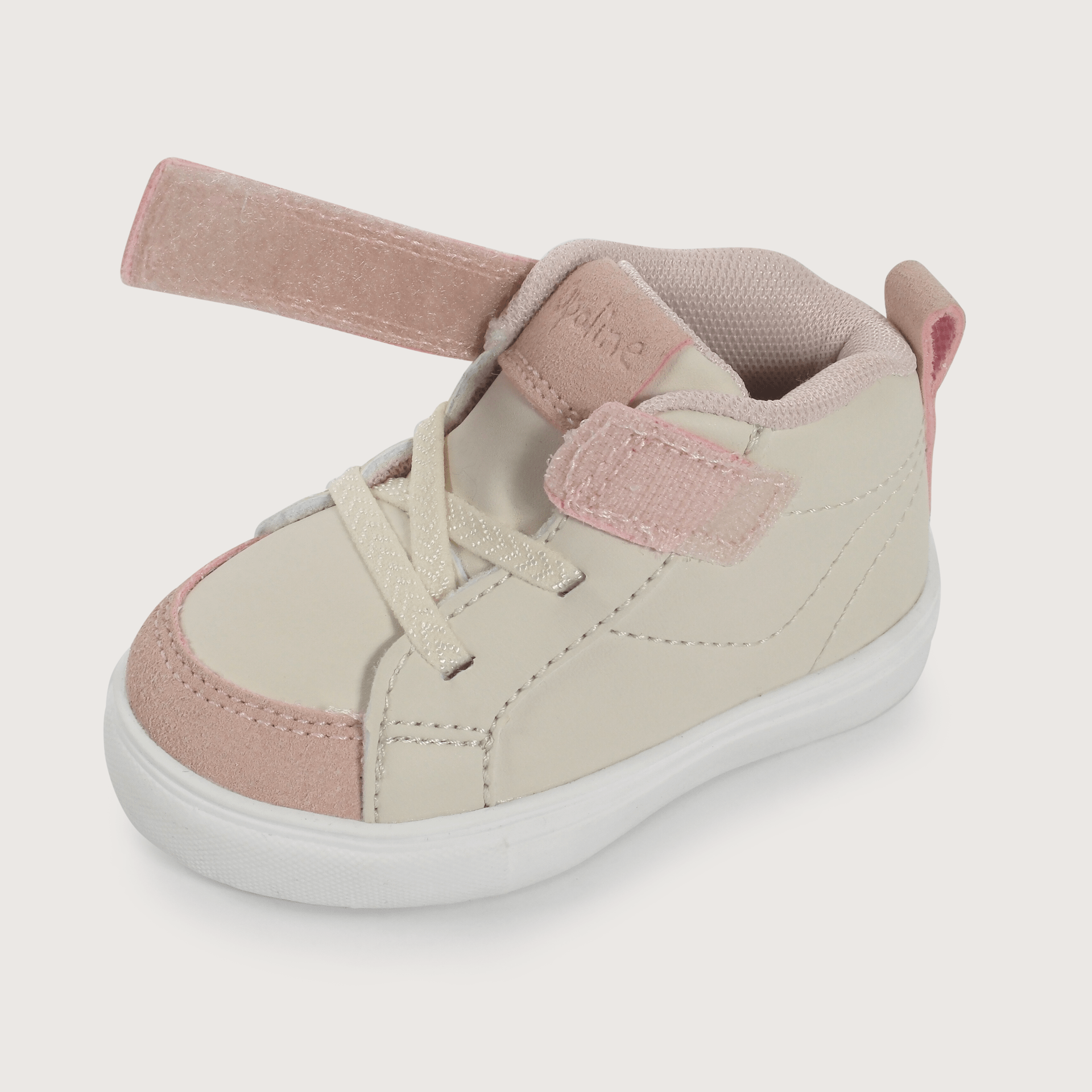 Zapatilla primeros pasos beige de niña-5