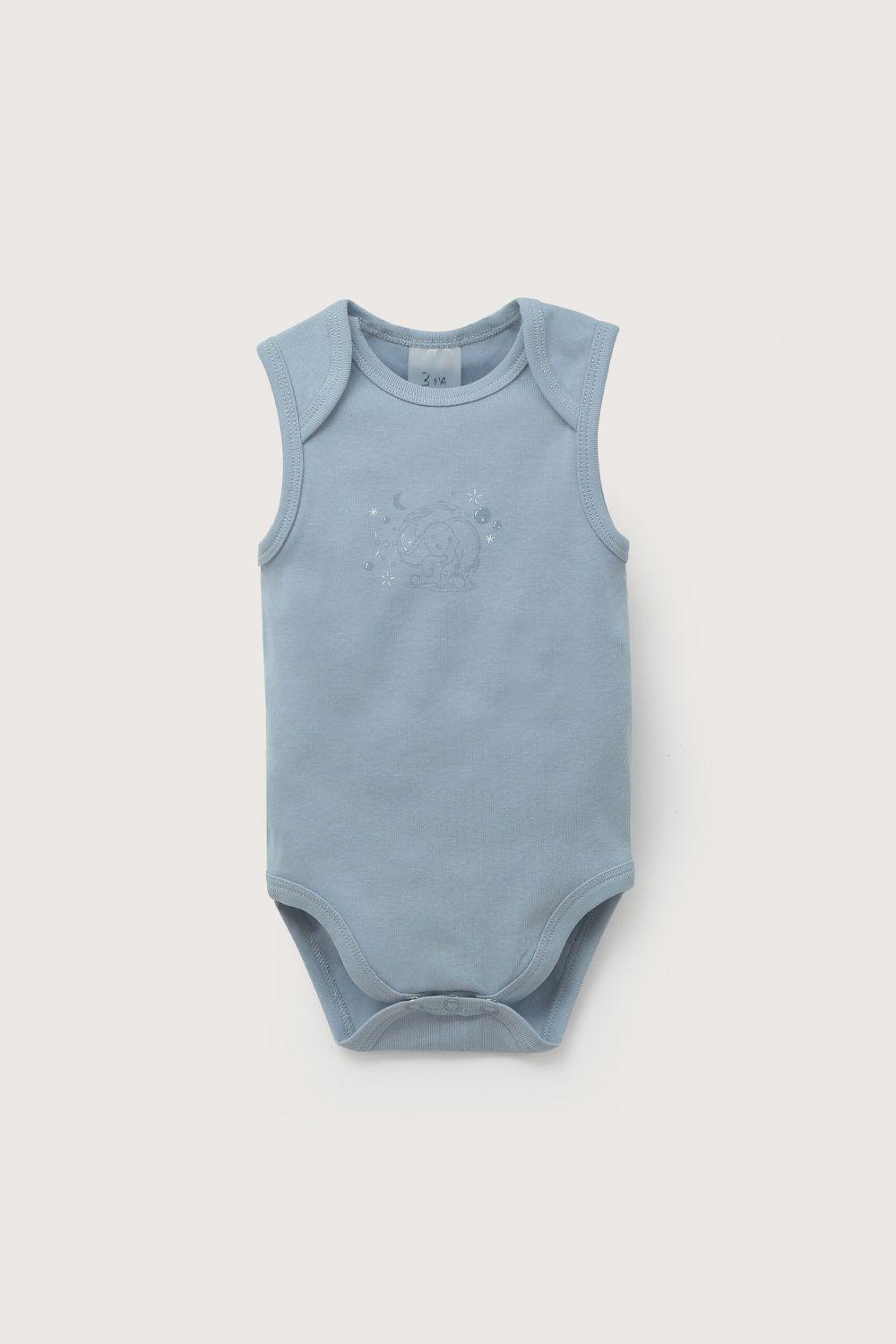 Tripack bodies sin manga disney de bebé niño-4