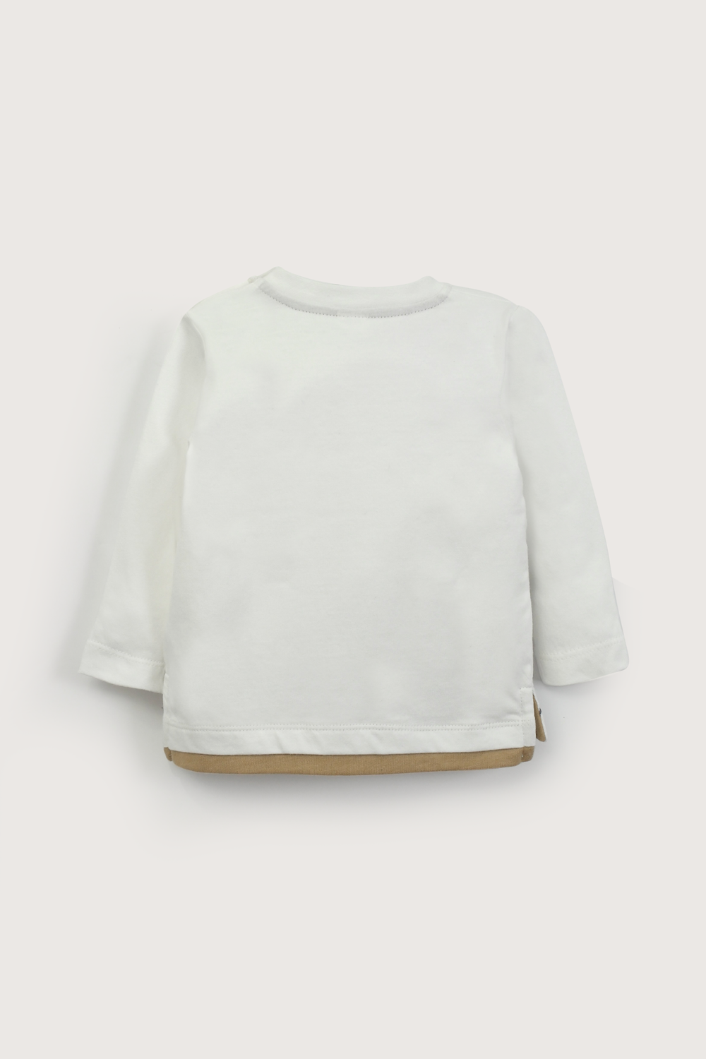 Polera manga larga blanca disney de niño-2