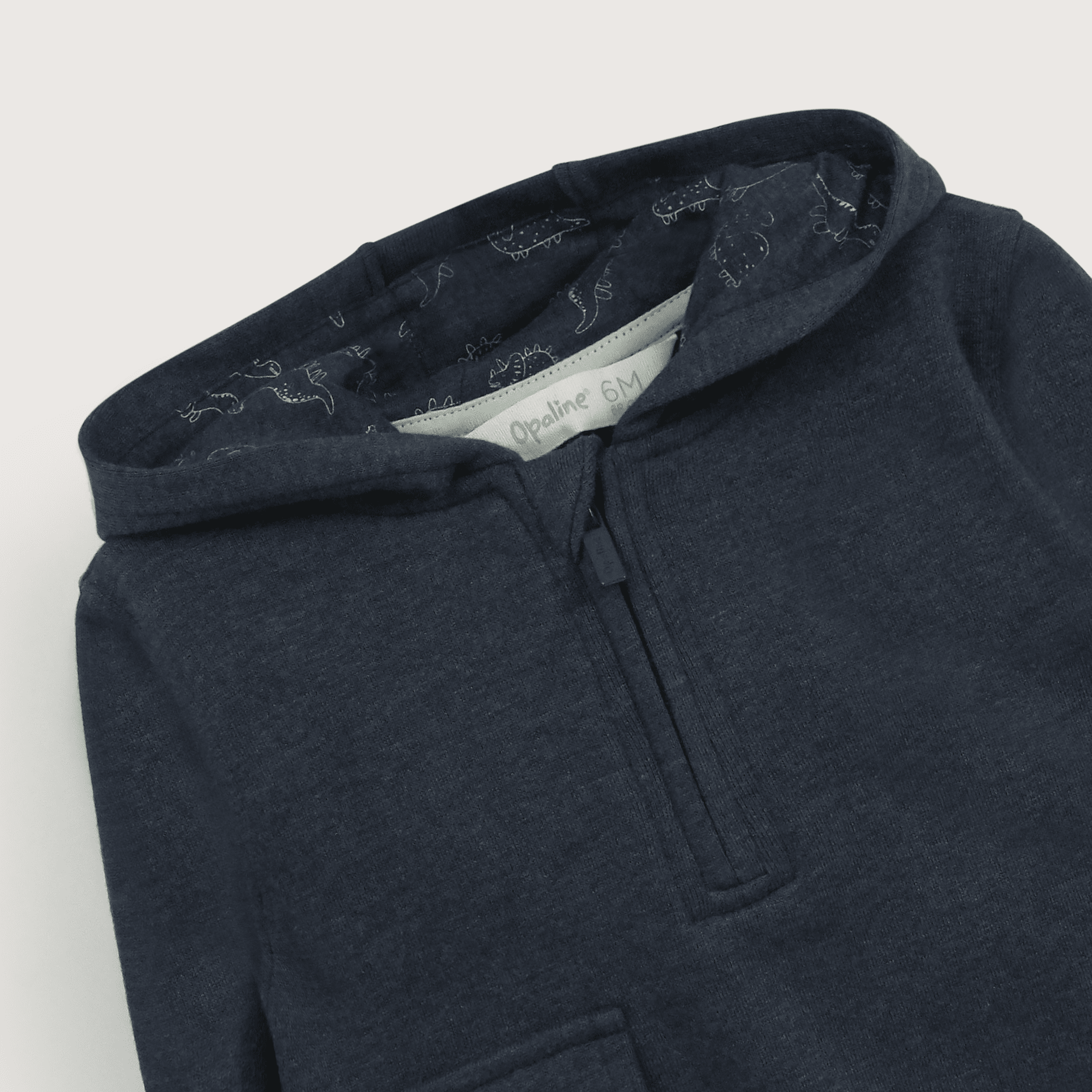 Polerón dinosaurio azul de niño-3