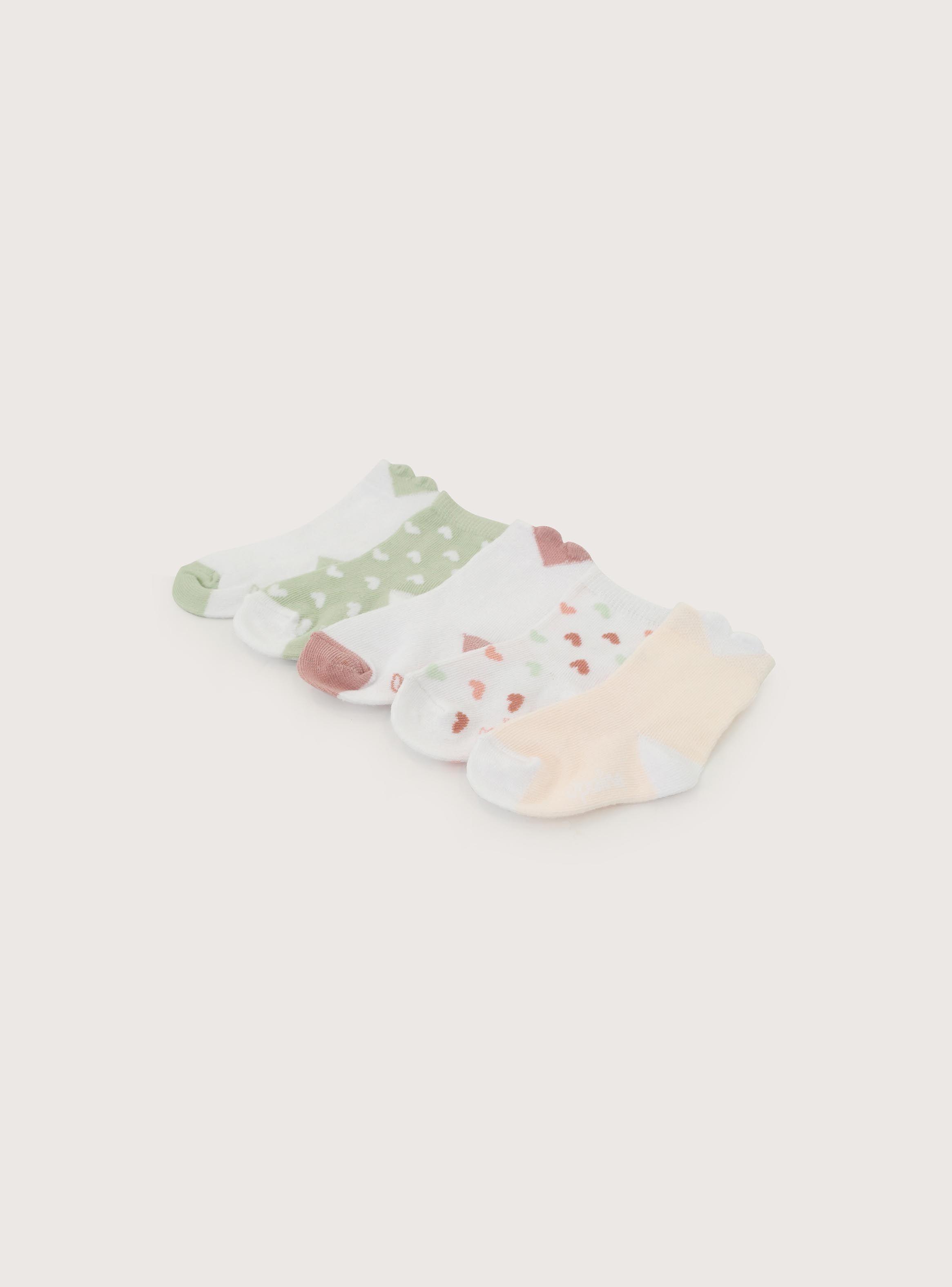 Pack De 5 Calcetines Con Diseño De Niña-1