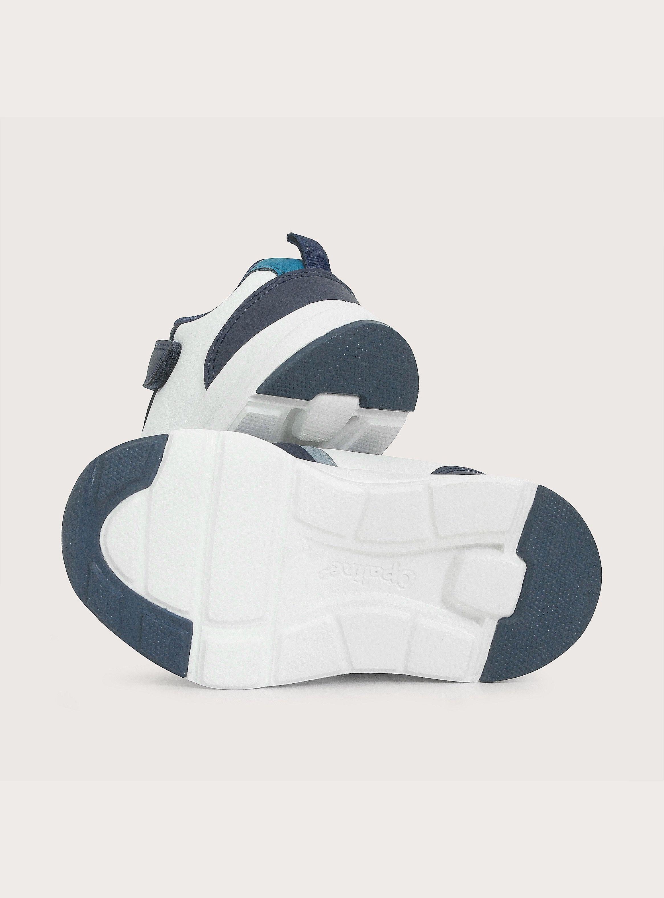 Zapatilla Sport Blanca Azul Niño-2