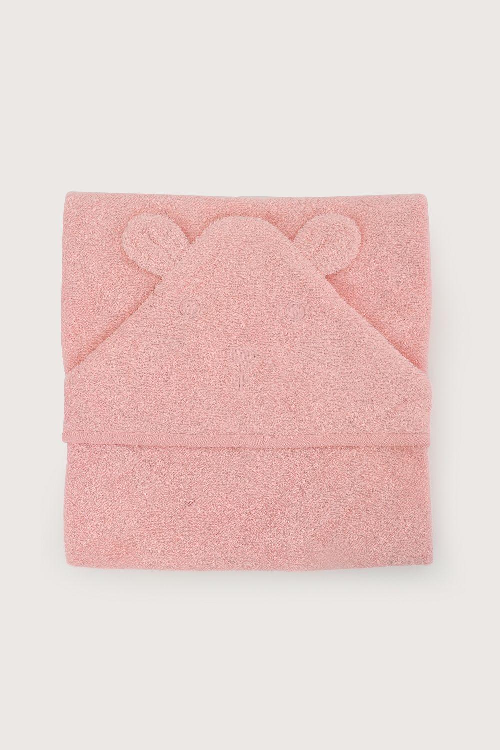 Capa de baño de niña rosado-2