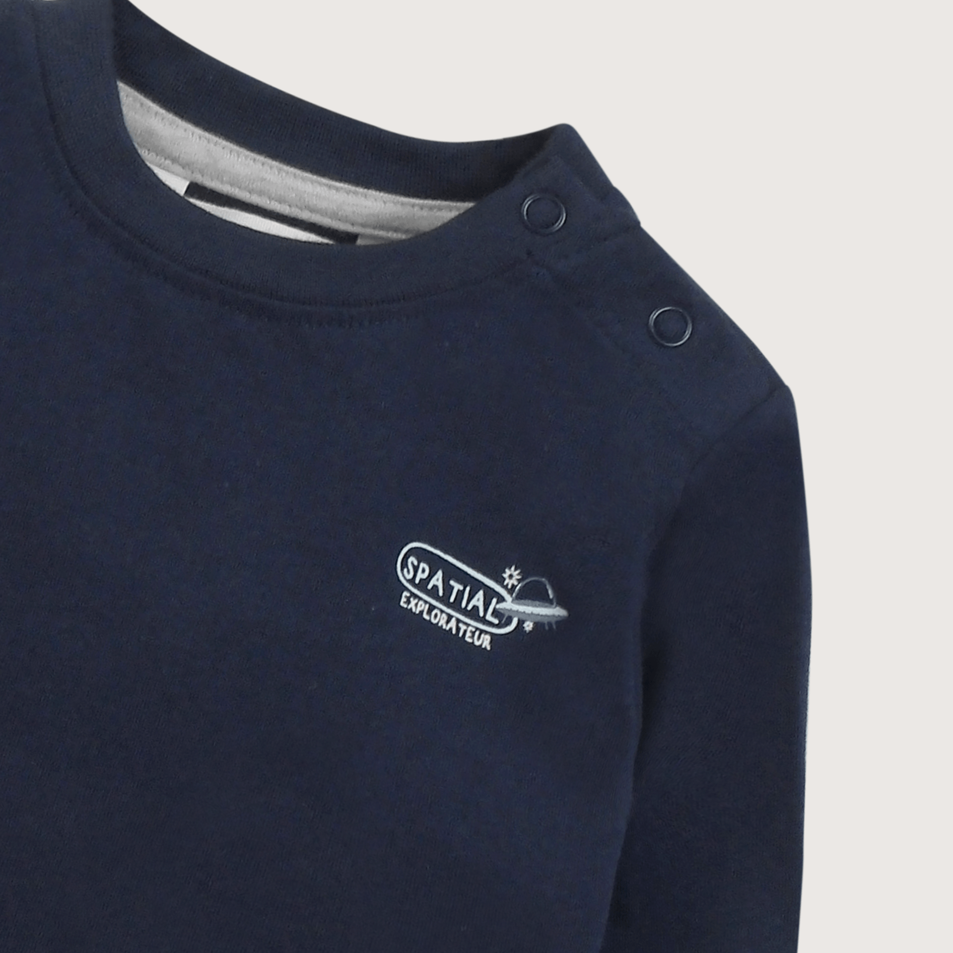 Polera manga larga azul de niño-3