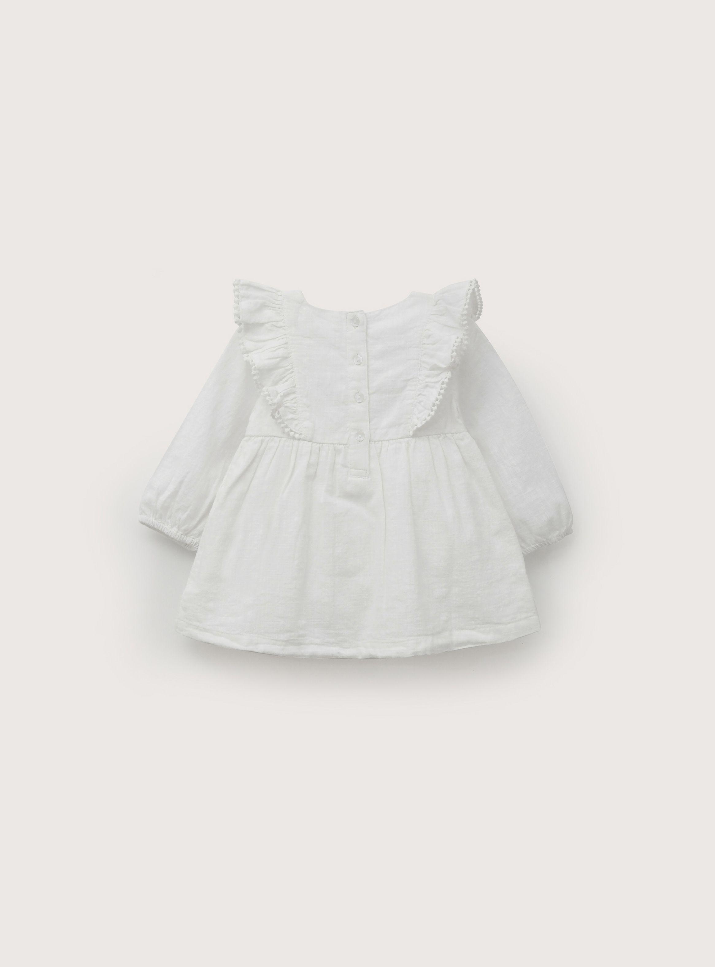 Vestido Niña Blanco 41138 Opaline-2