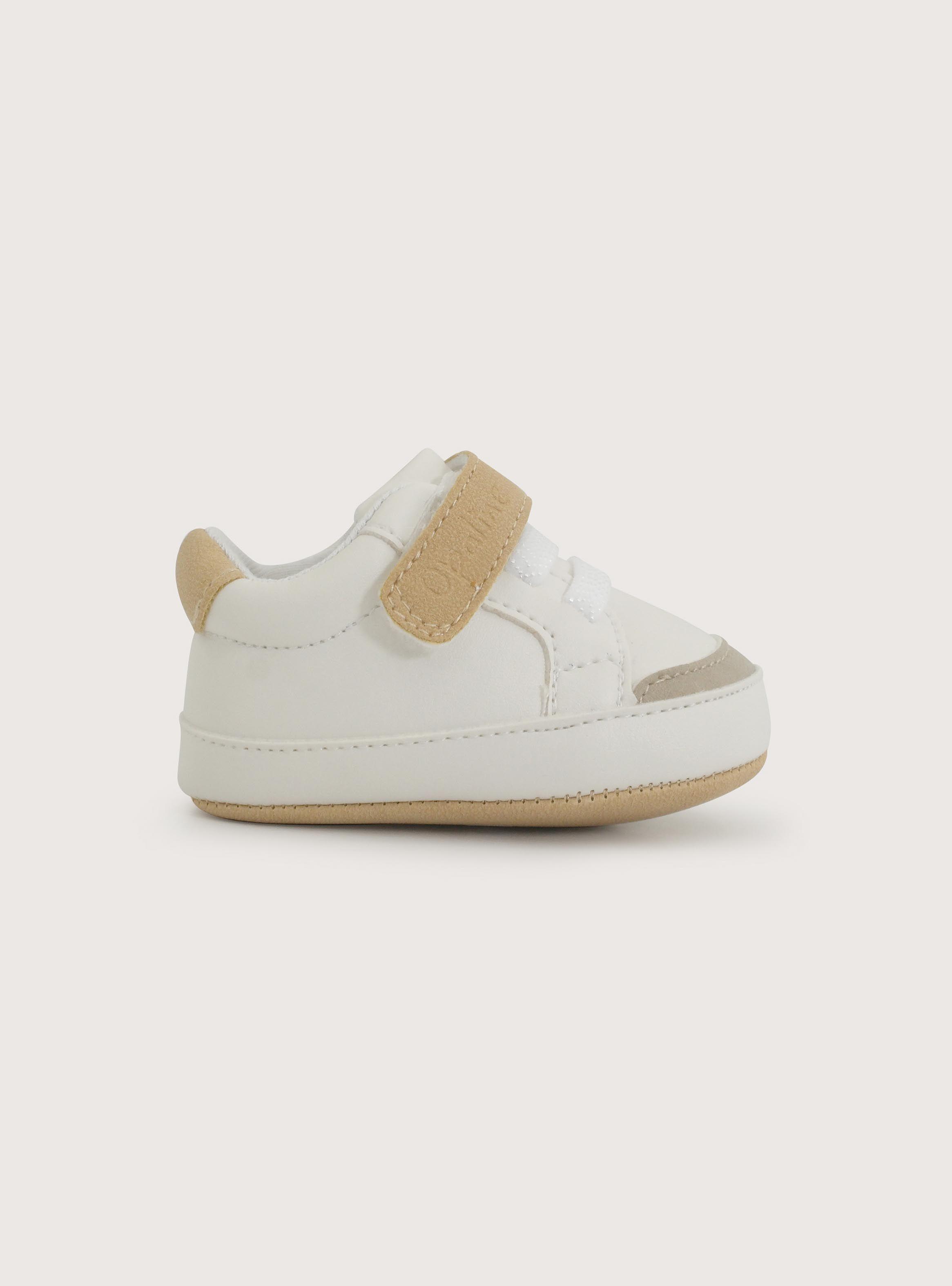 Zapatilla Velcro Para Niño Color Blanco-1