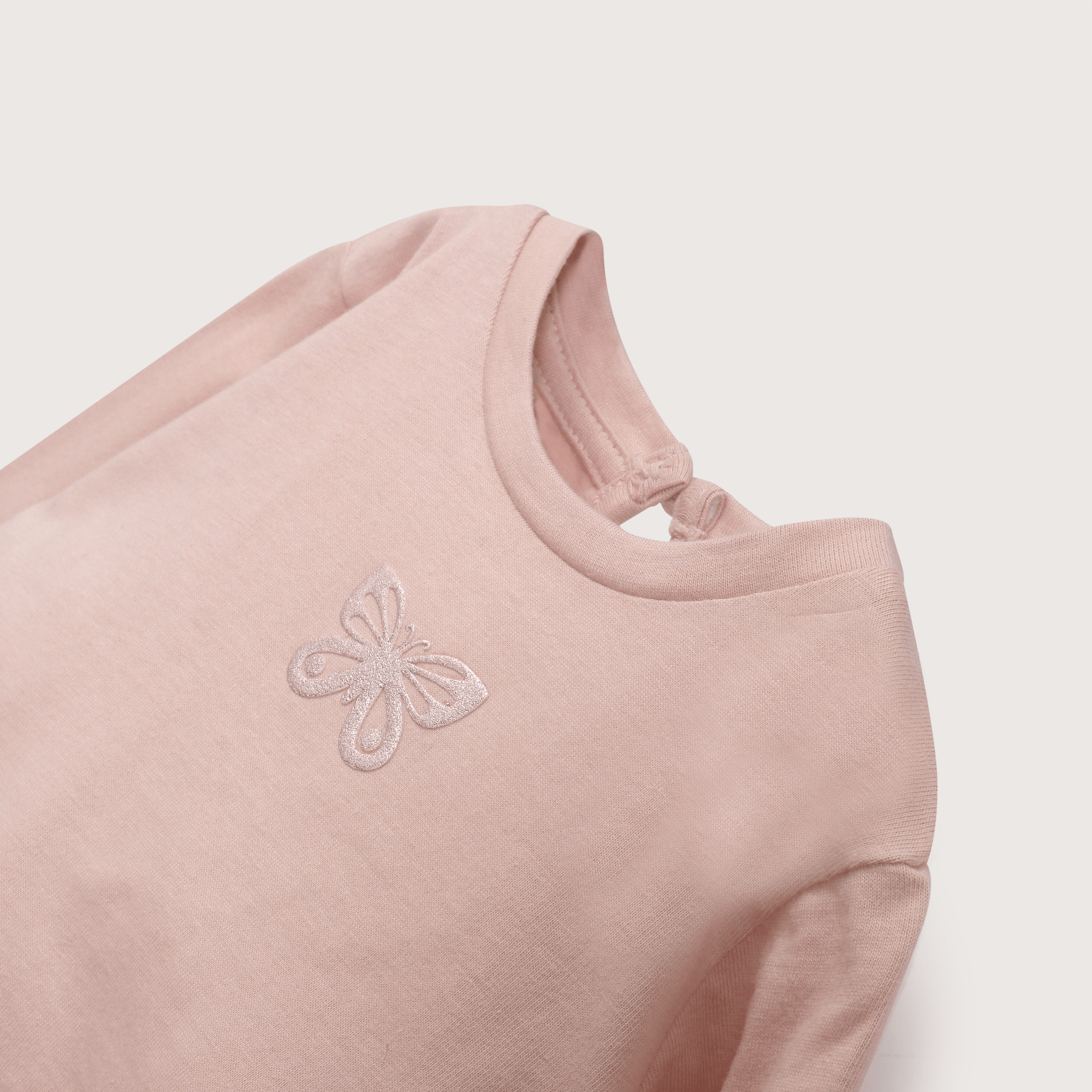 Polera manga larga rosada de niña-3