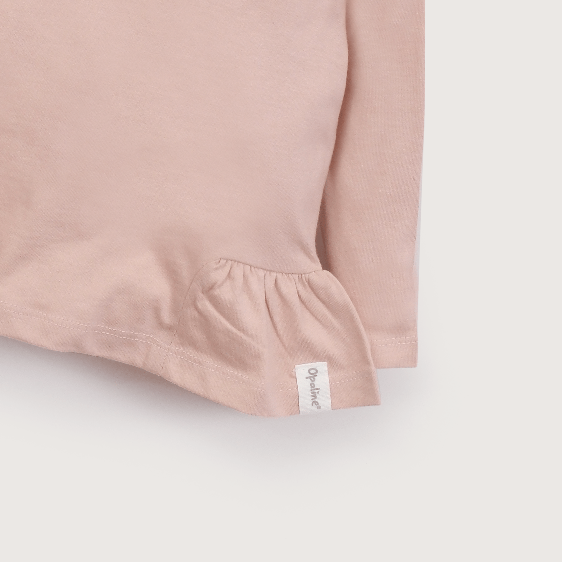 Polera manga larga rosada de niña-4