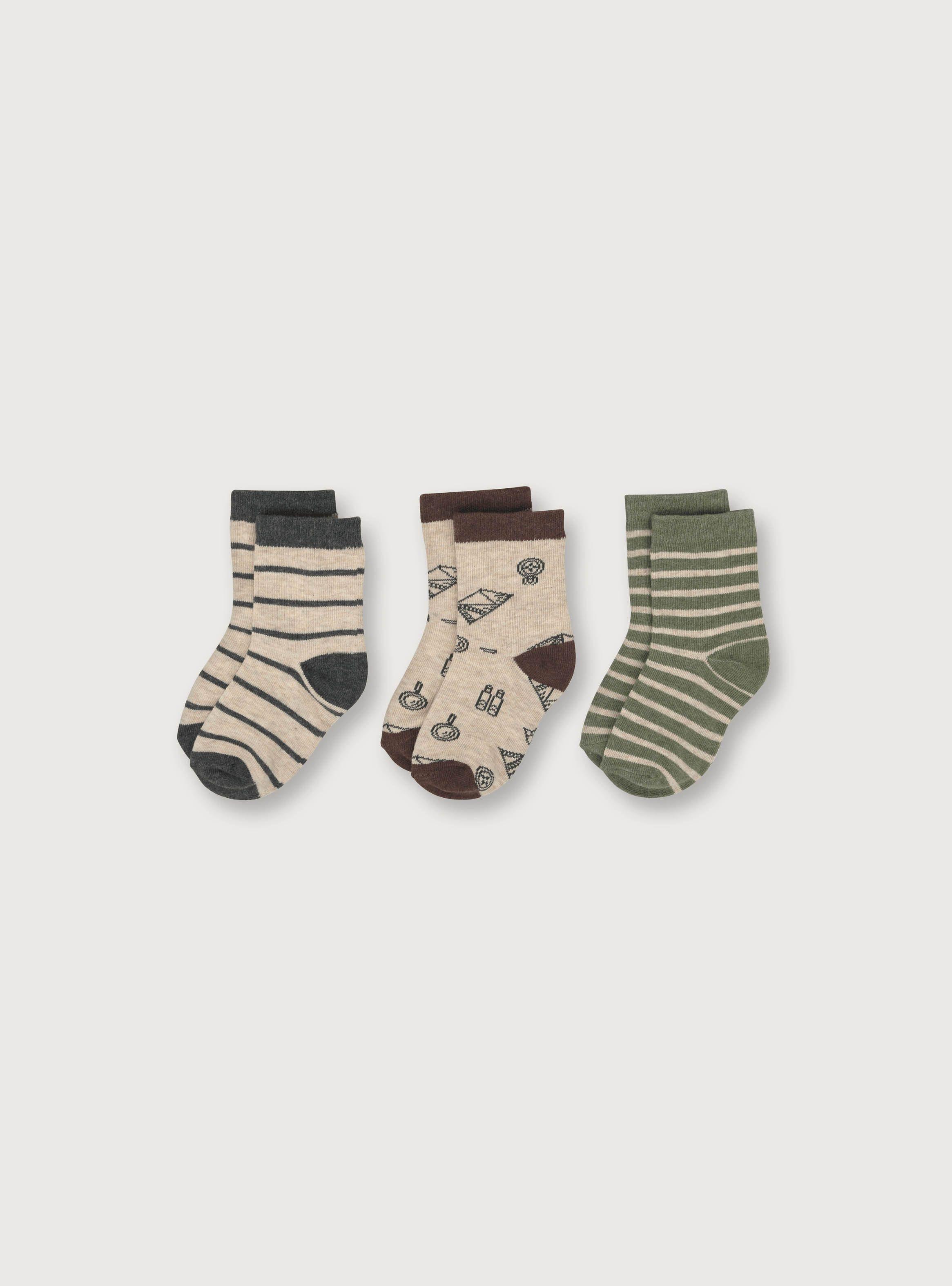 Pack Calcetines Niño Explorador Verde (0M A 9M) Opaline-0