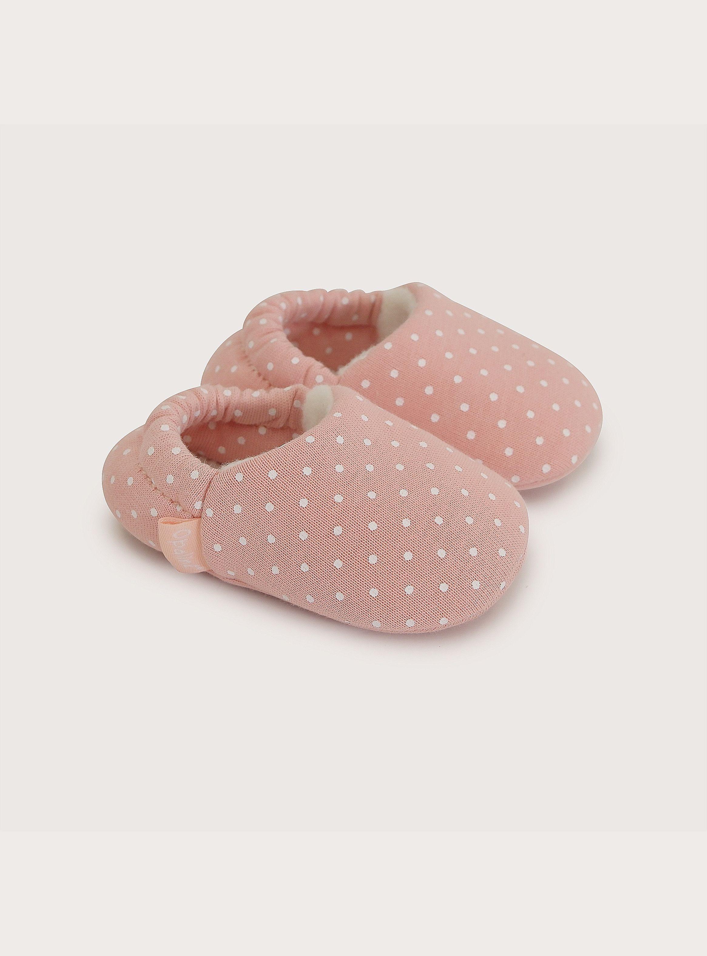 Pantufla Rosada Bebé-0