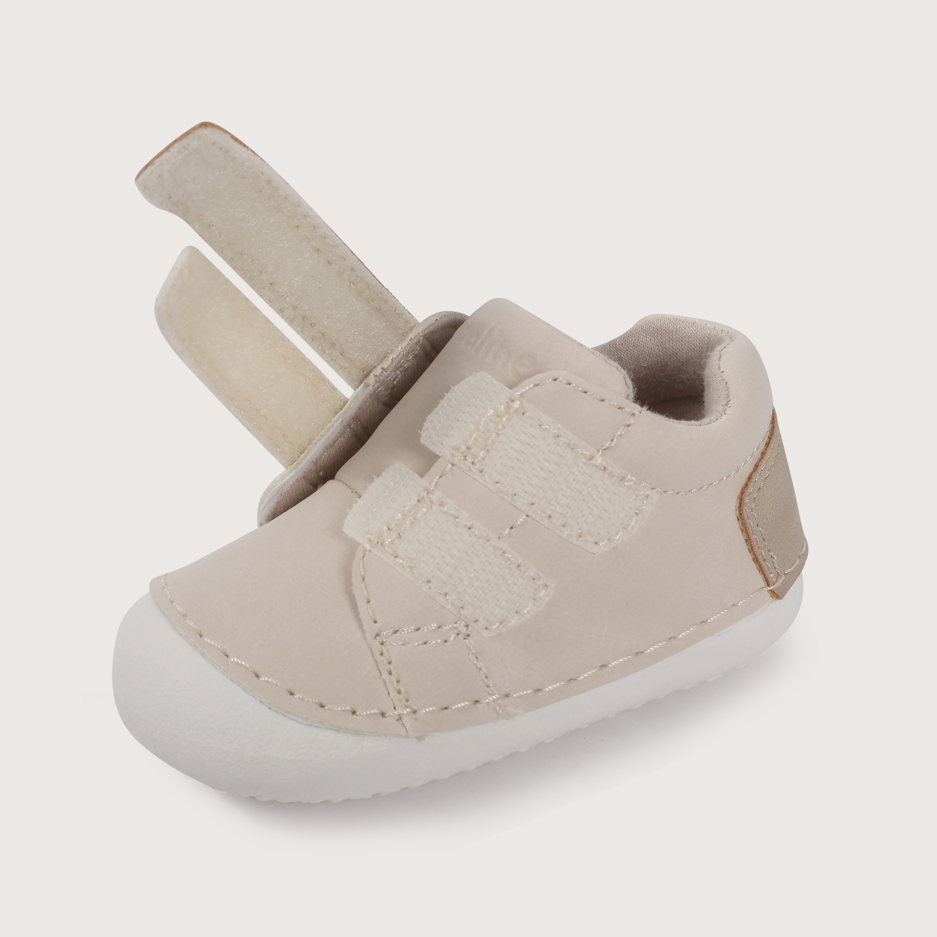 Zapatilla gateador beige de niño-4