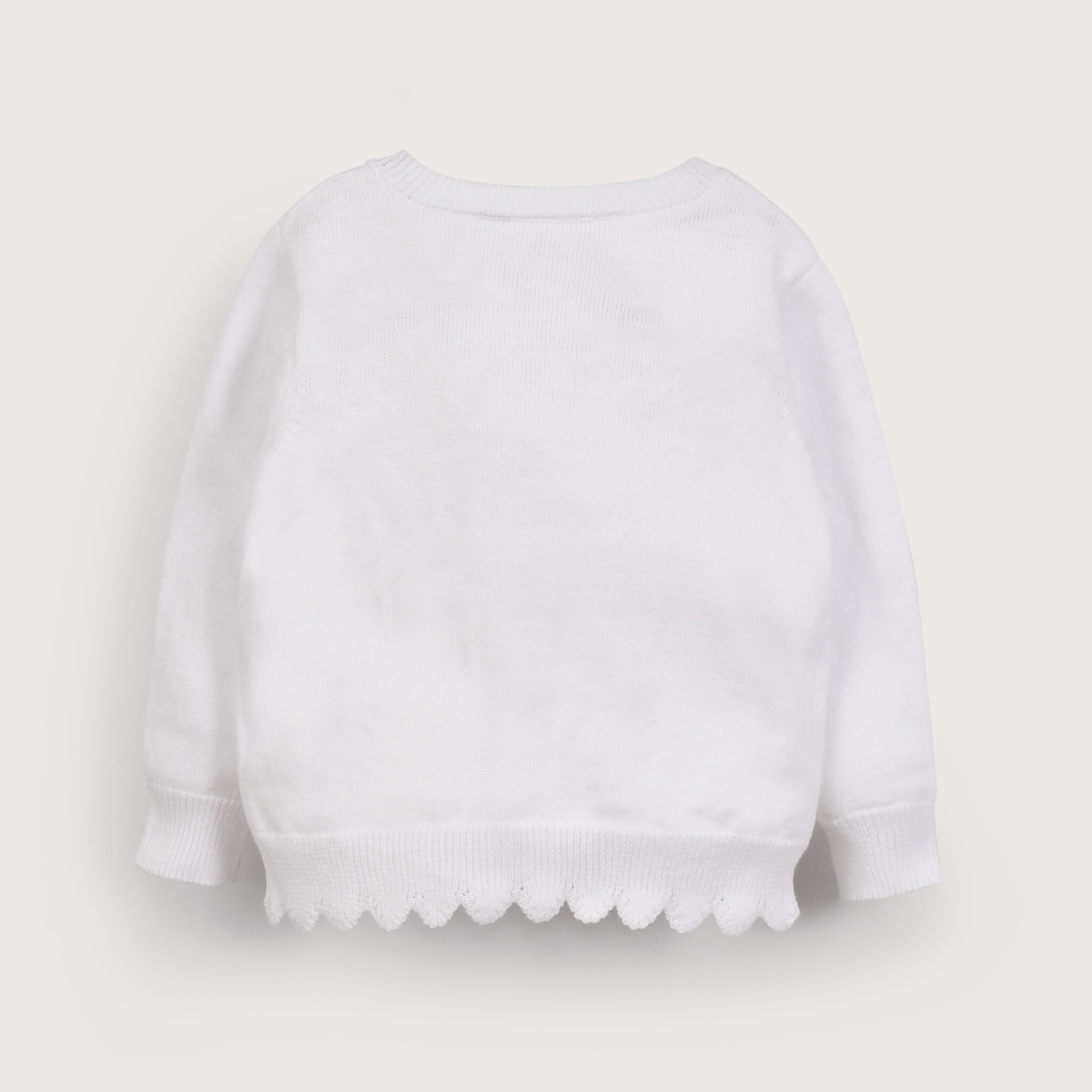 Chaleco blanco de niña-2