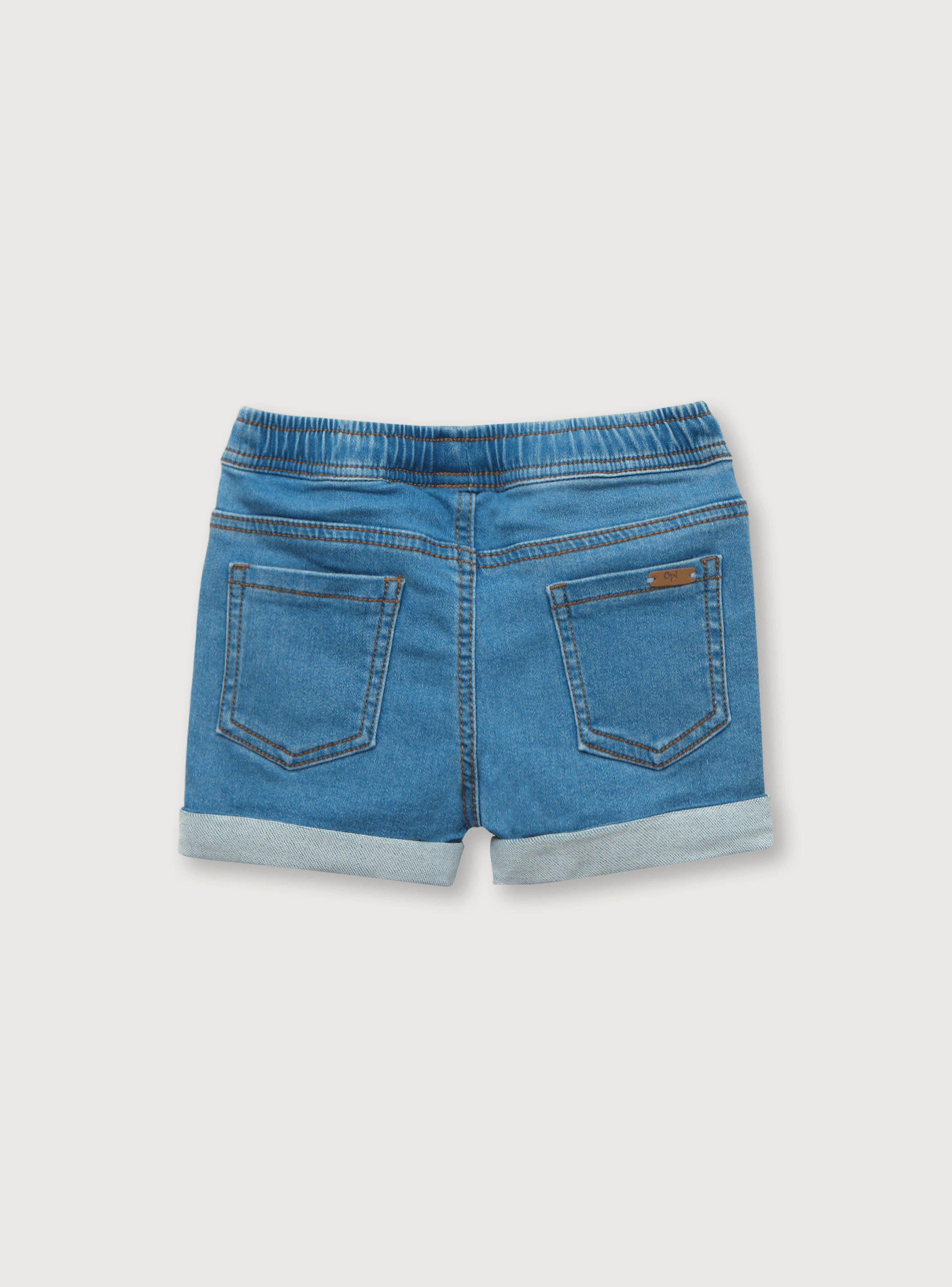 Bermuda De Niño Mezclilla Celeste (6M A 4A) Opaline-1