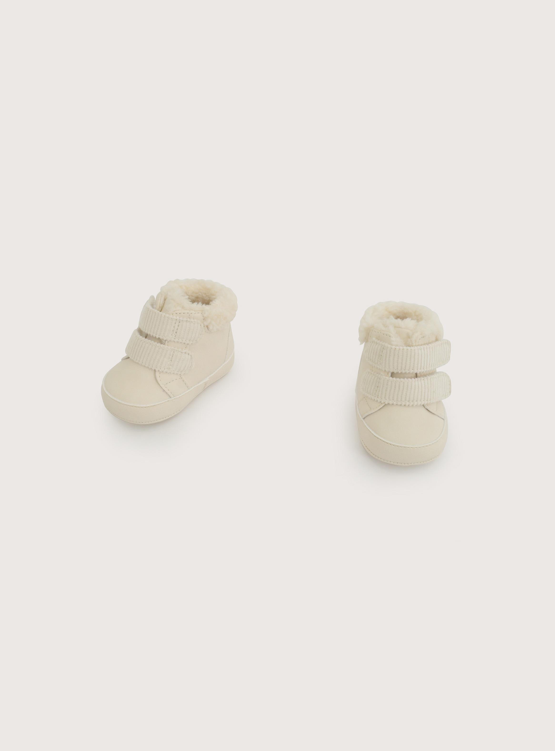 Zapatilla Doble Velcro  Beige  Niño-3