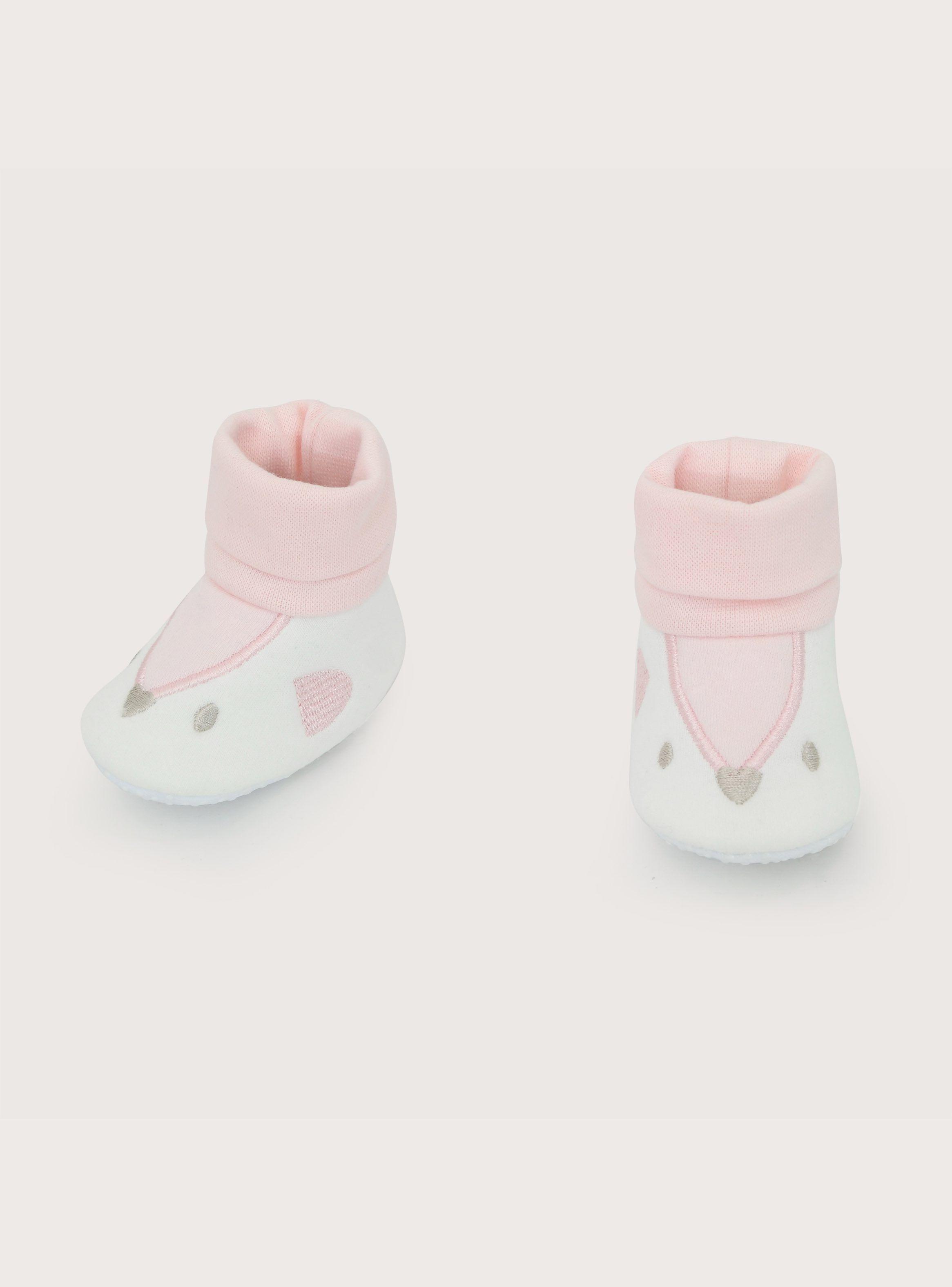 Pantufla Bebe Niña Zorrito Rosada-6