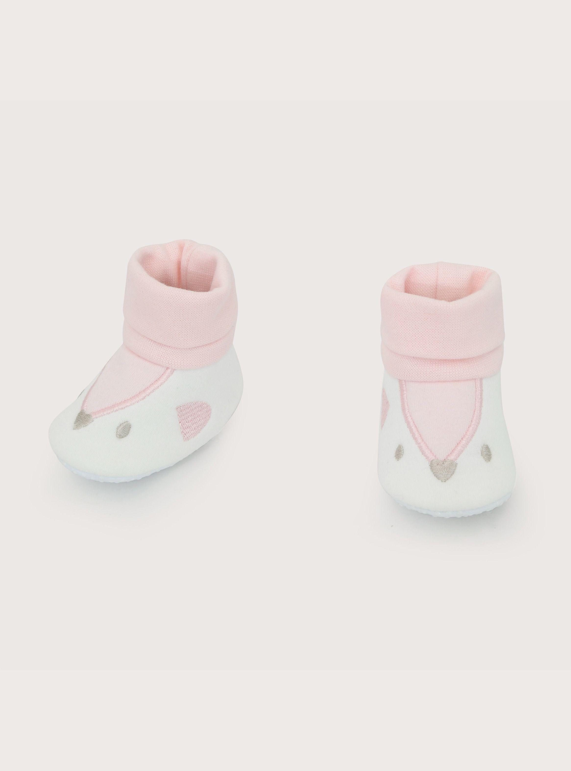 Pantufla Bebe Niña Zorrito Rosada-7