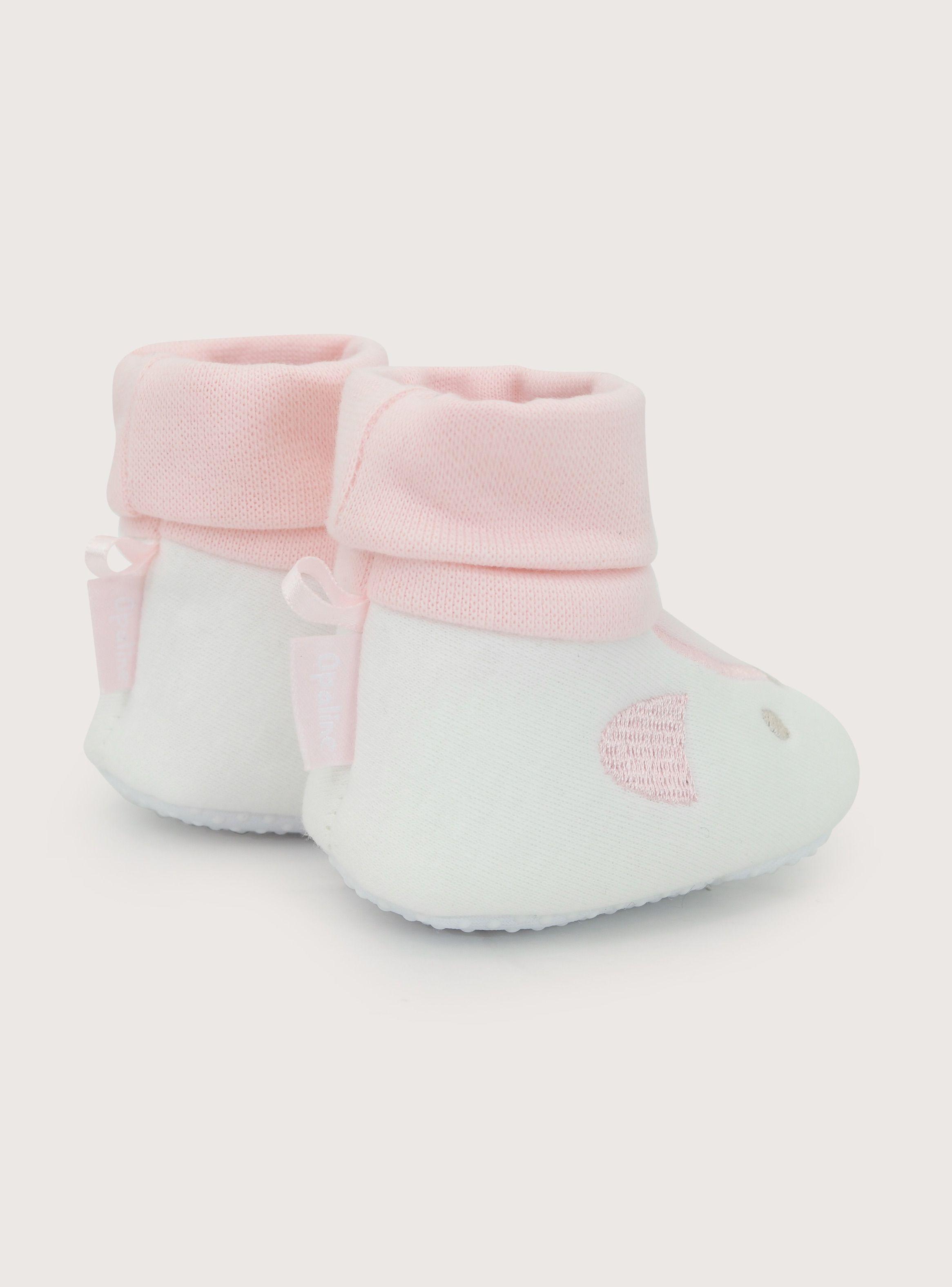 Pantufla Bebe Niña Zorrito Rosada-9