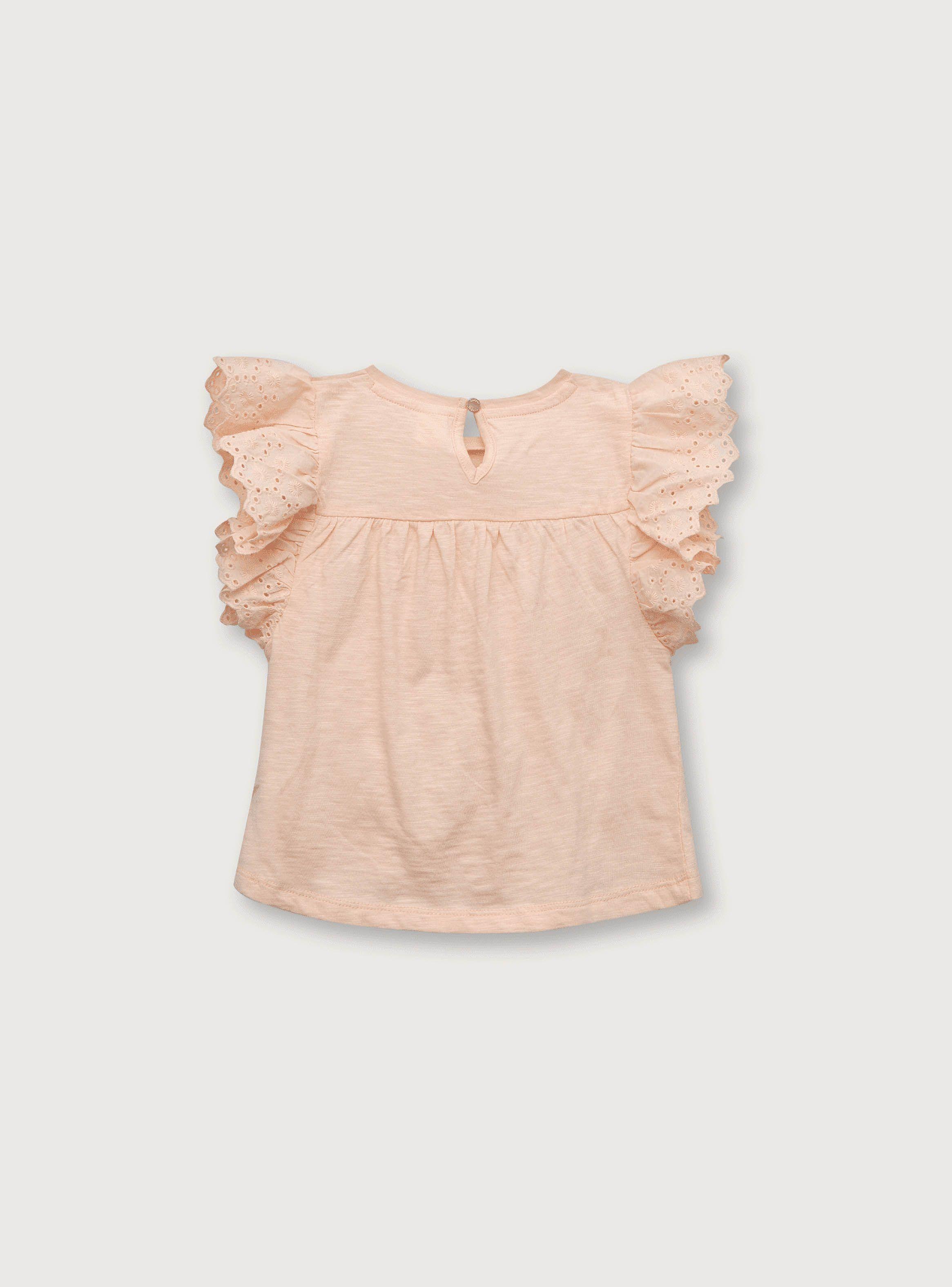 Polera Niña Sin Mangas Vuelos Damasco (6M A 4A) Opaline-1