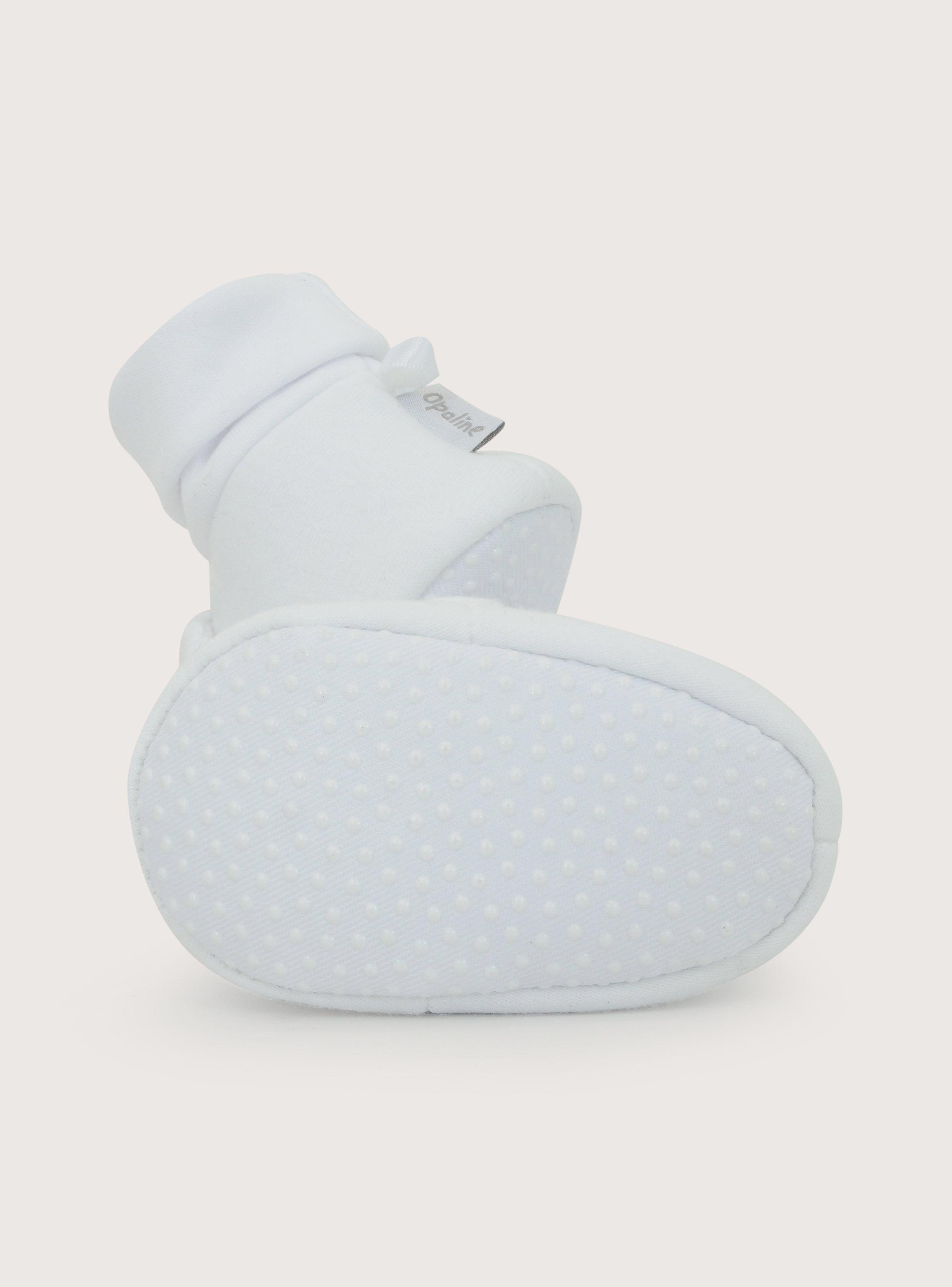 Pantufla Bebe Unisex Oveja Blanco-4