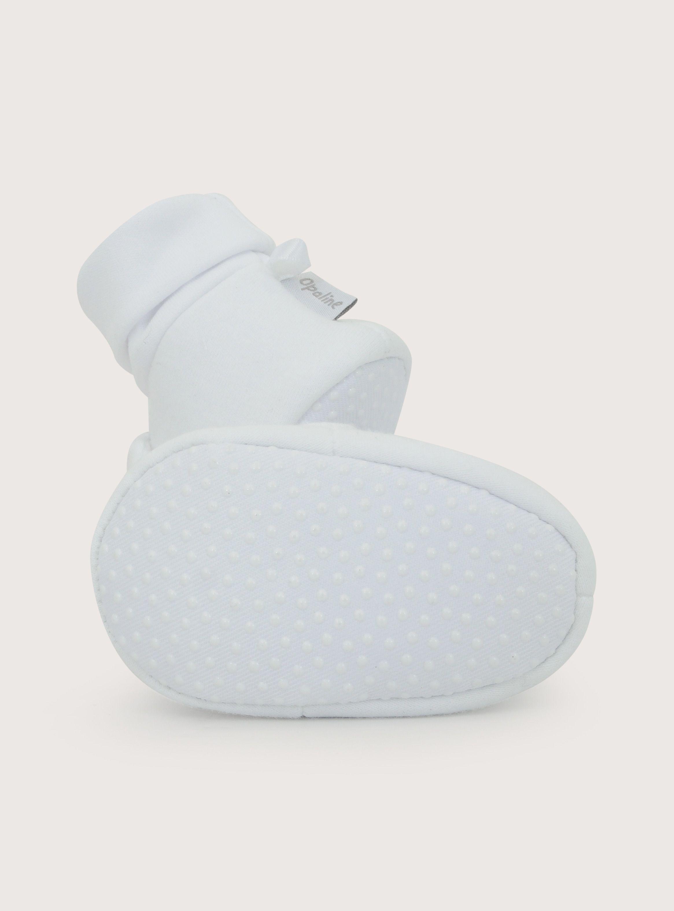 Pantufla Bebe Unisex Oveja Blanco-5