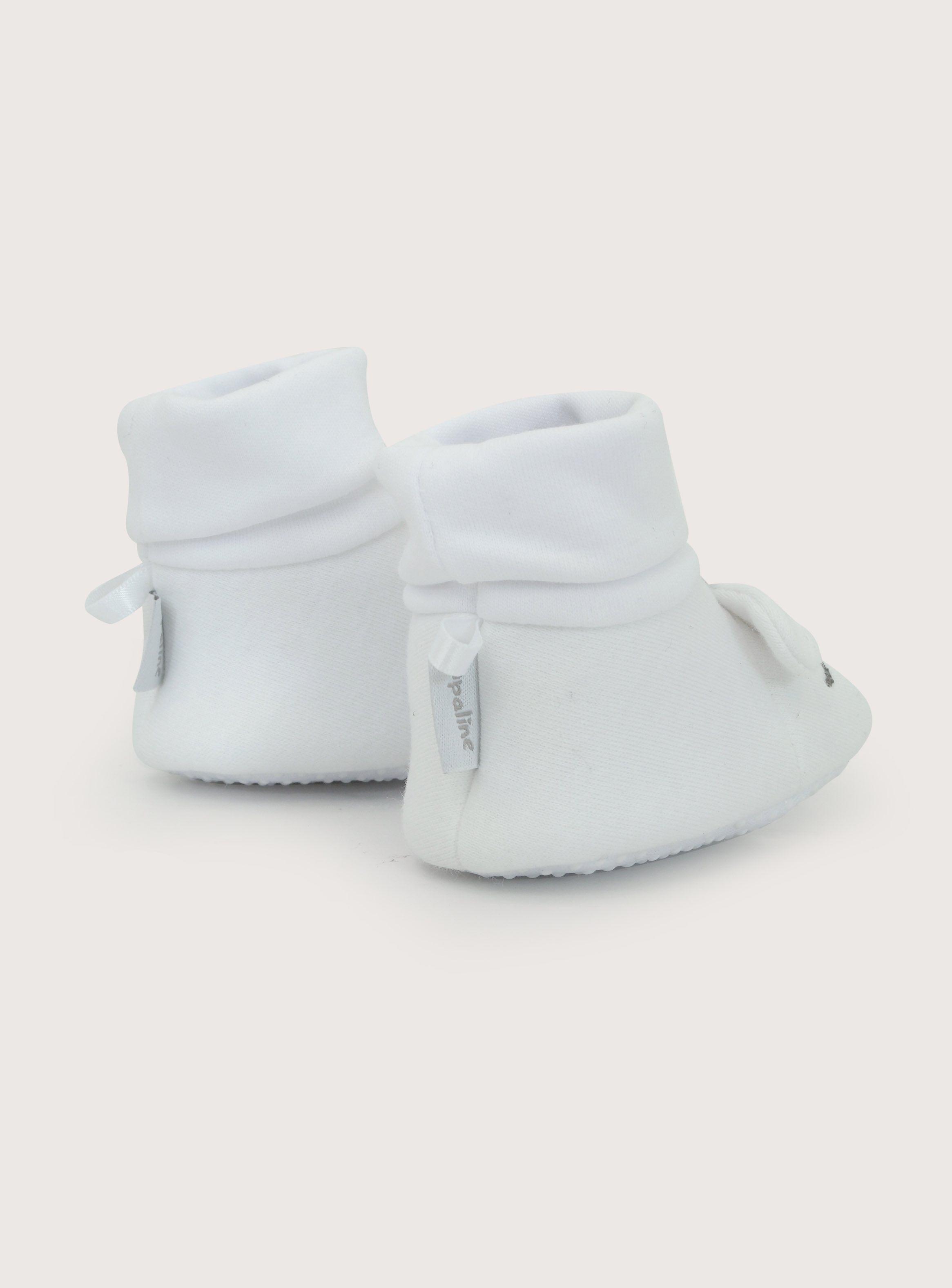 Pantufla Bebe Unisex Oveja Blanco-8