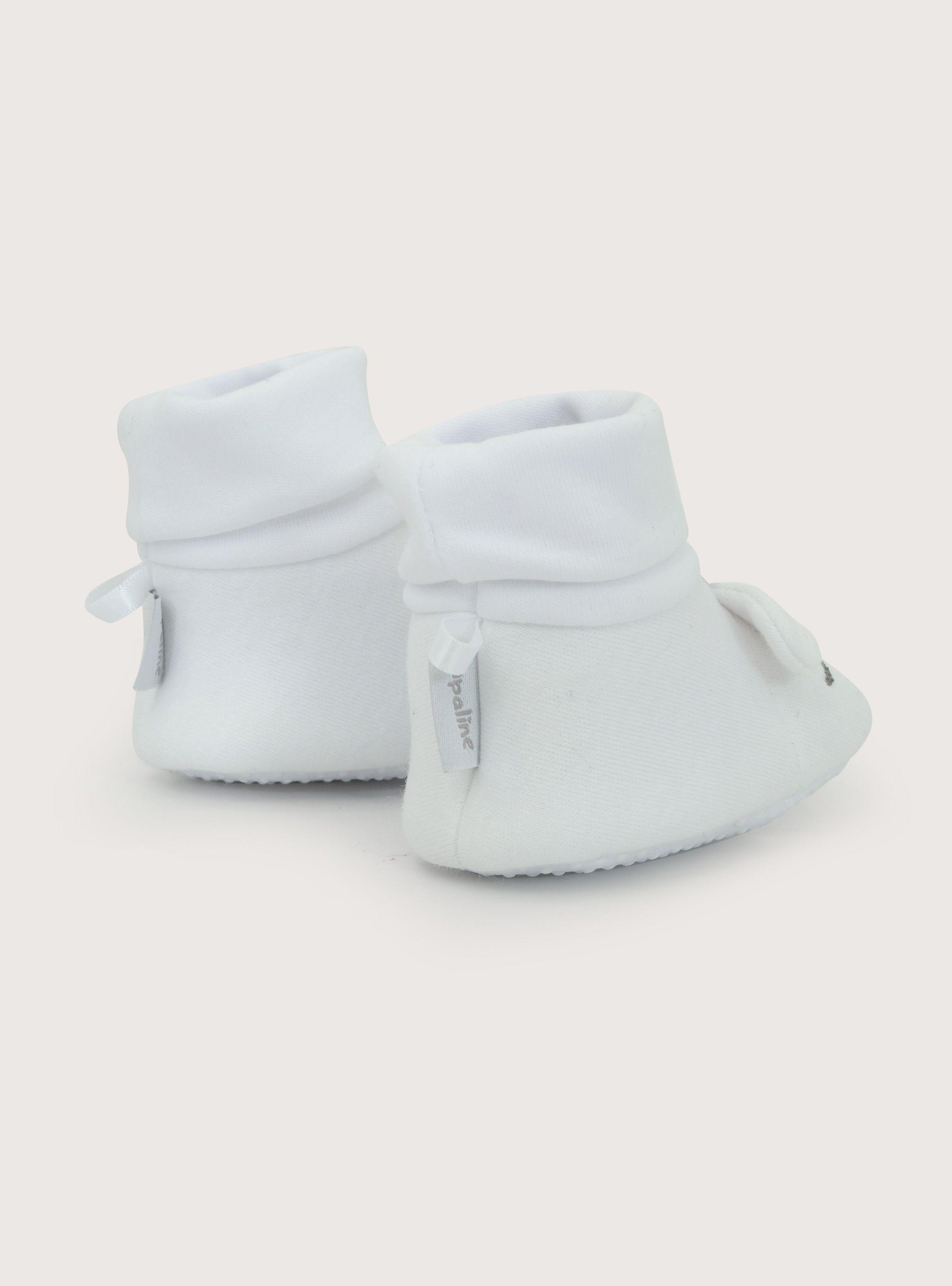 Pantufla Bebe Unisex Oveja Blanco-9