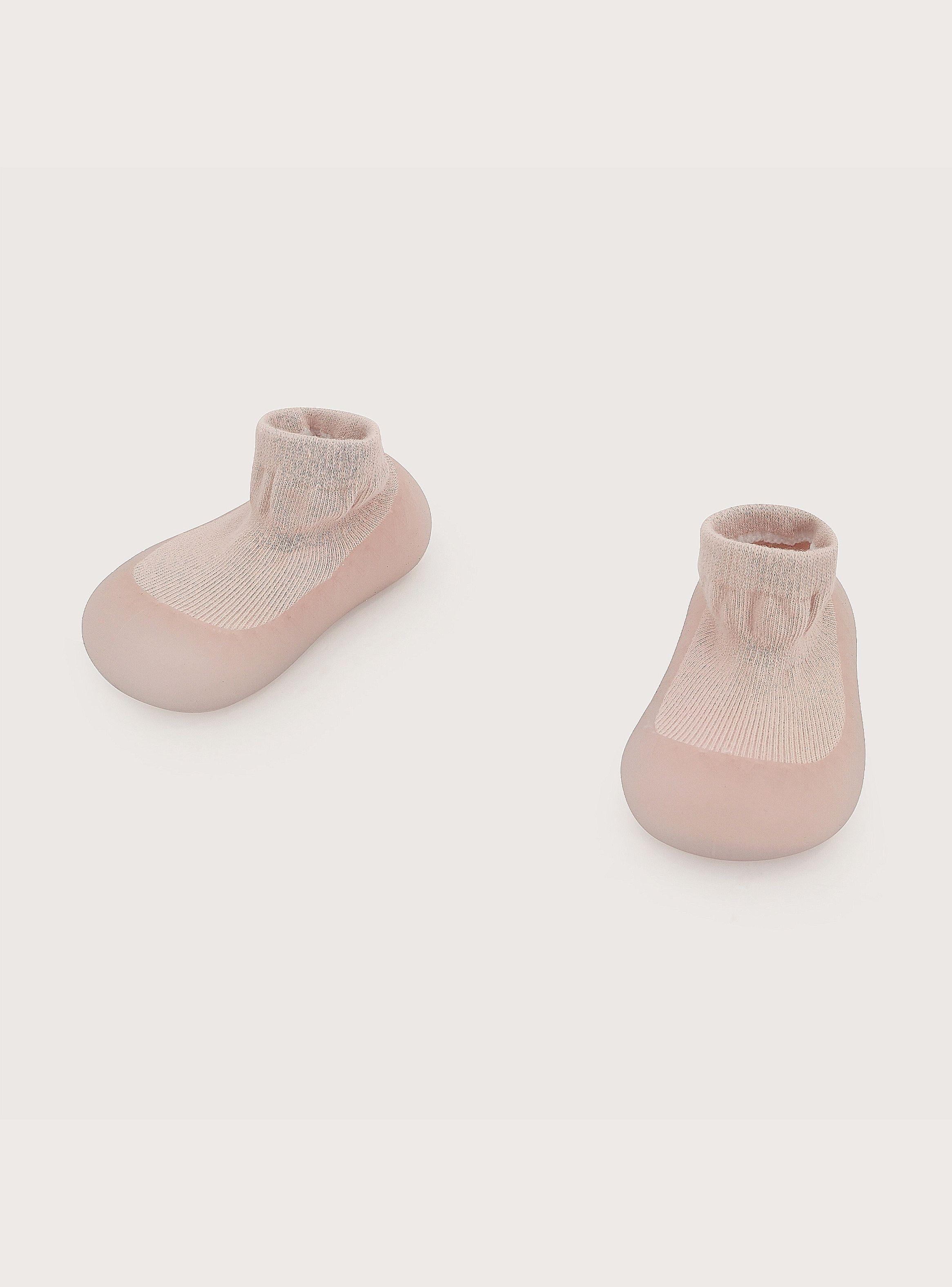 Pantufla Rosado Suela De Goma Niña-3