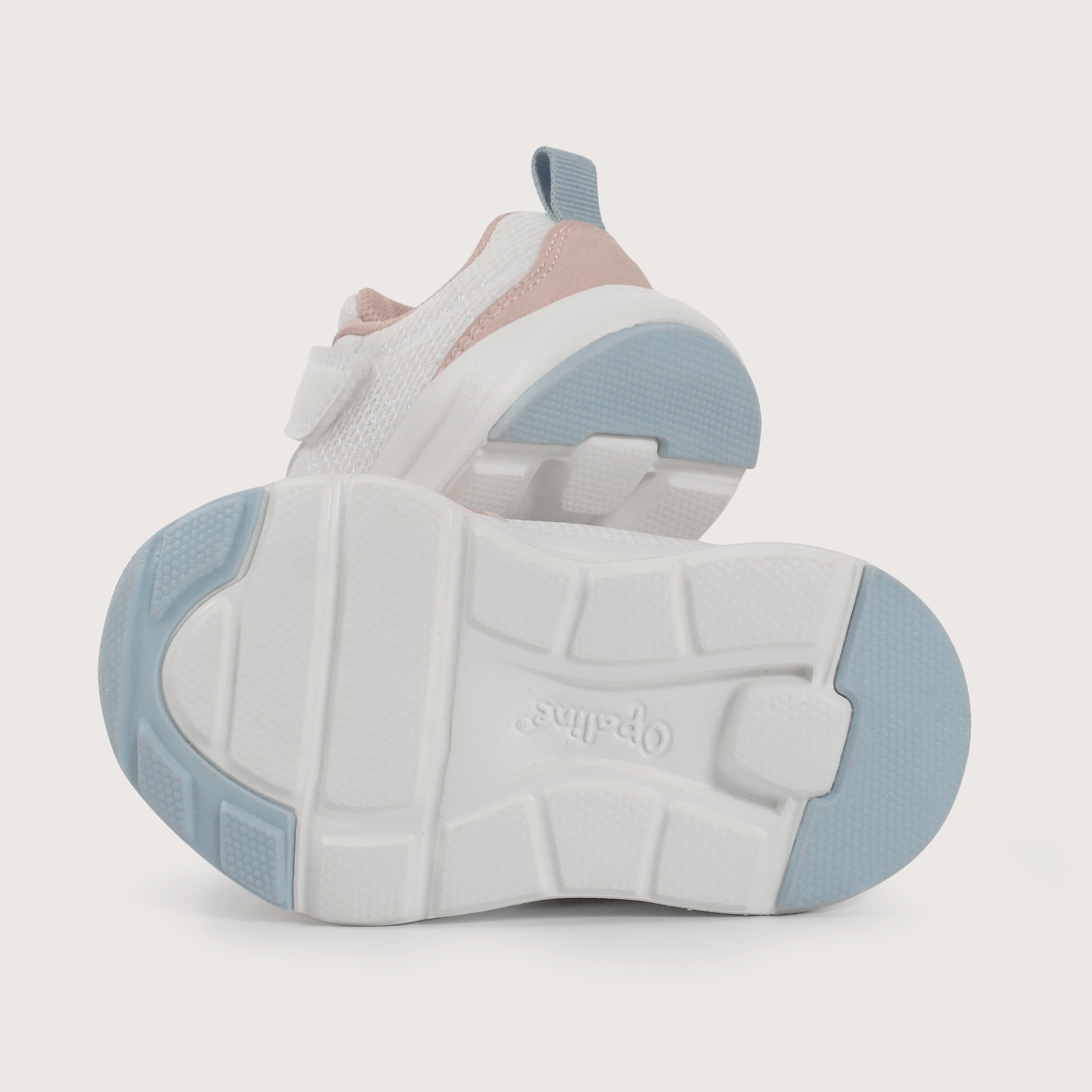 Zapatilla primeros pasos deportiva blanca con velcro de niña-2
